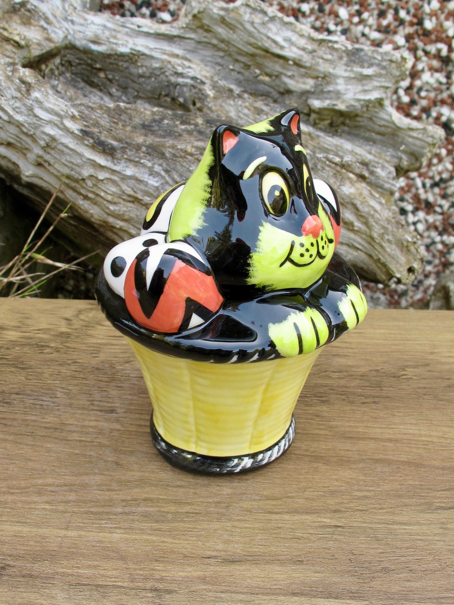 Lorna Bailey EASTER BASKET THE CAT Limited Edition 75/75 COA