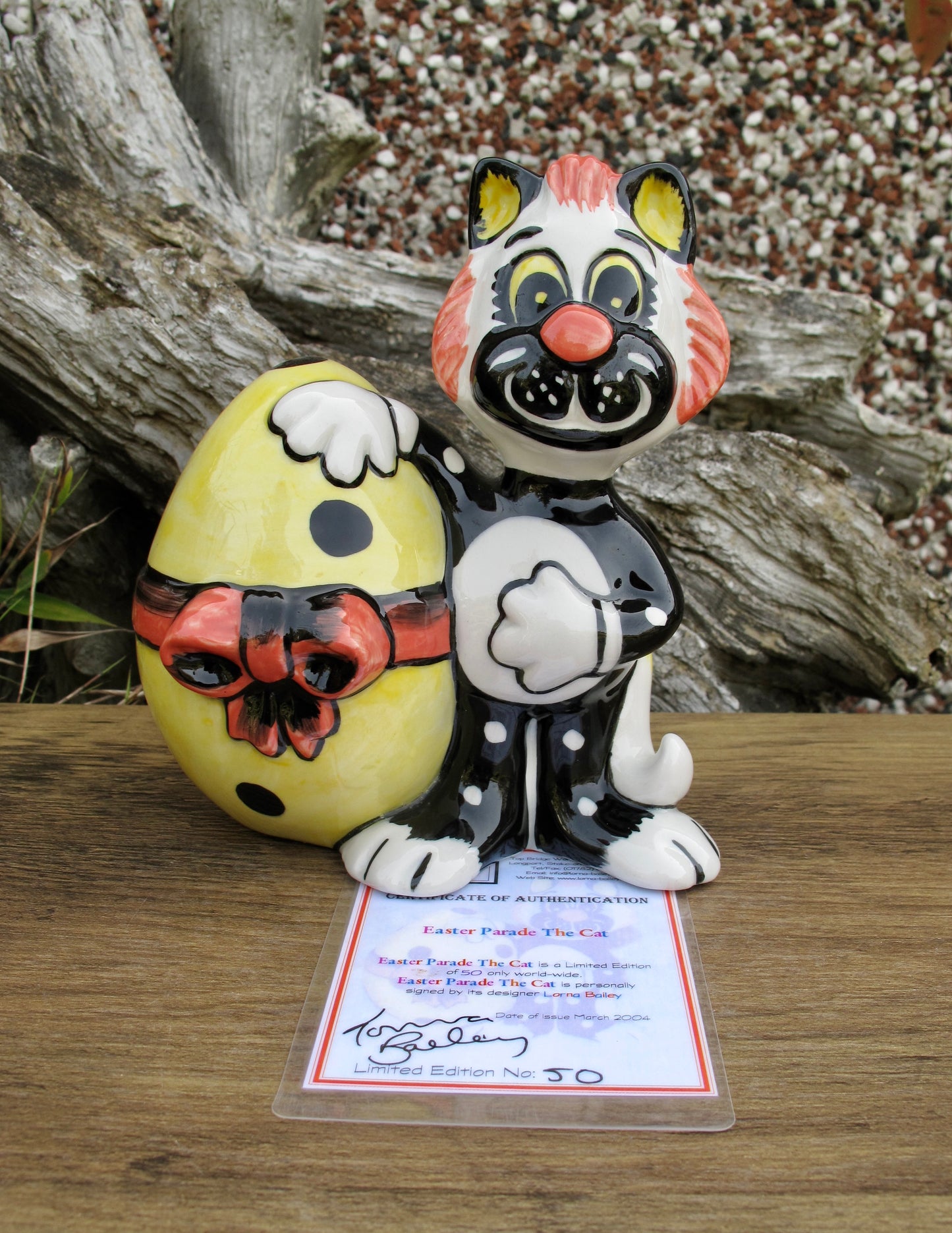 Lorna Bailey EASTER PARADE THE CAT Limited Edition 50/50 COA