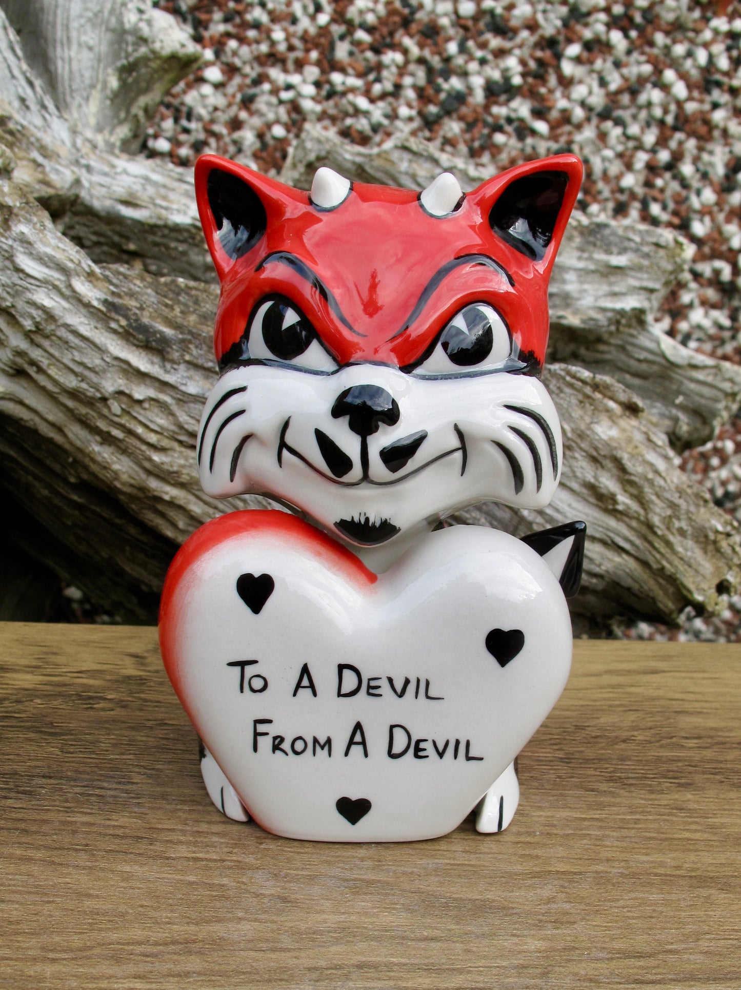 Lorna Bailey THE VALENTINE DEVIL CAT Limited Edition 9/50 COA
