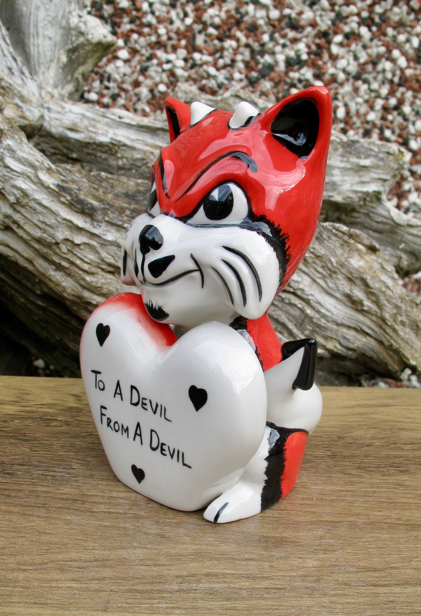 Lorna Bailey THE VALENTINE DEVIL CAT Limited Edition 9/50 COA