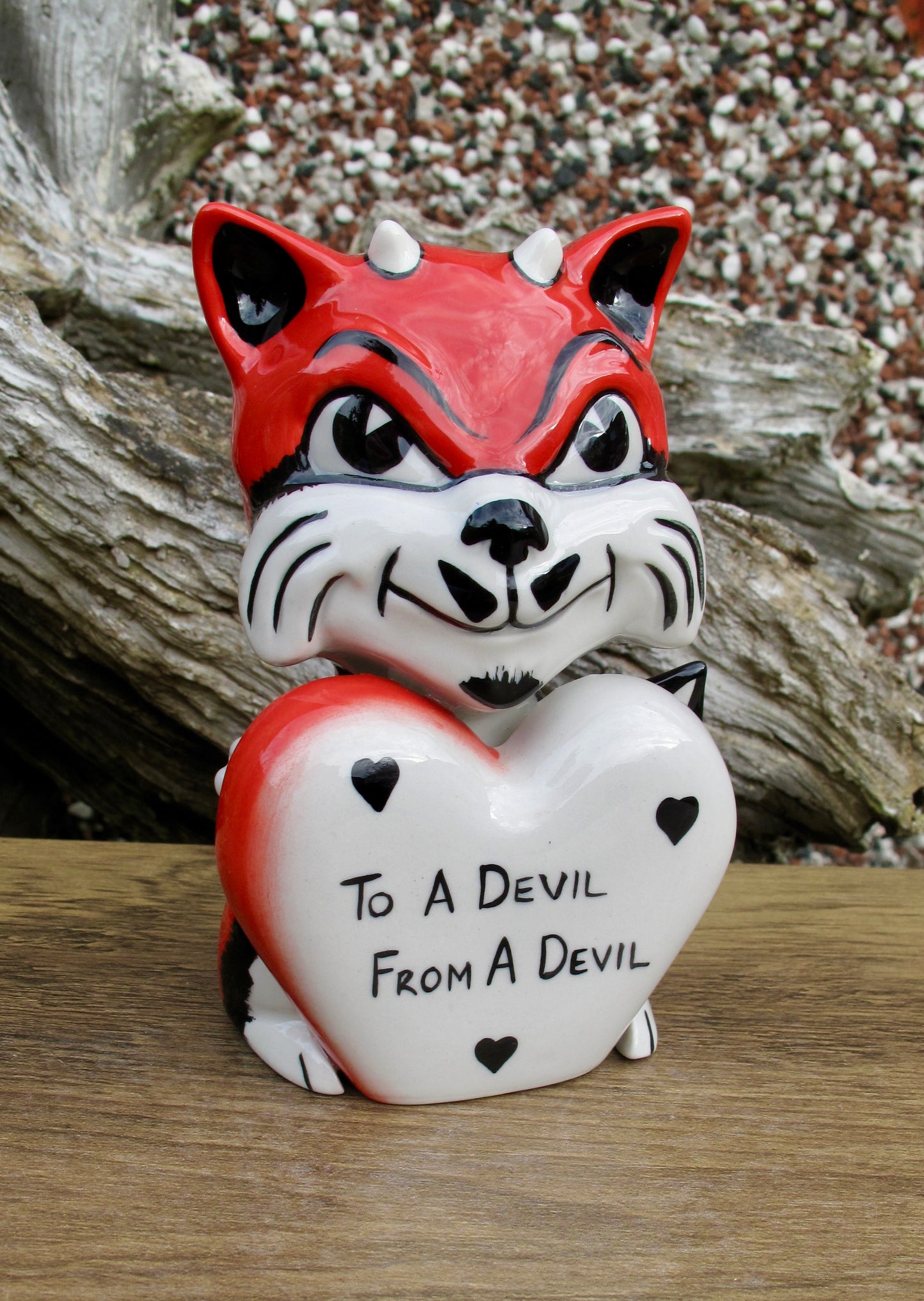 Lorna Bailey THE VALENTINE DEVIL CAT Limited Edition 9/50 COA