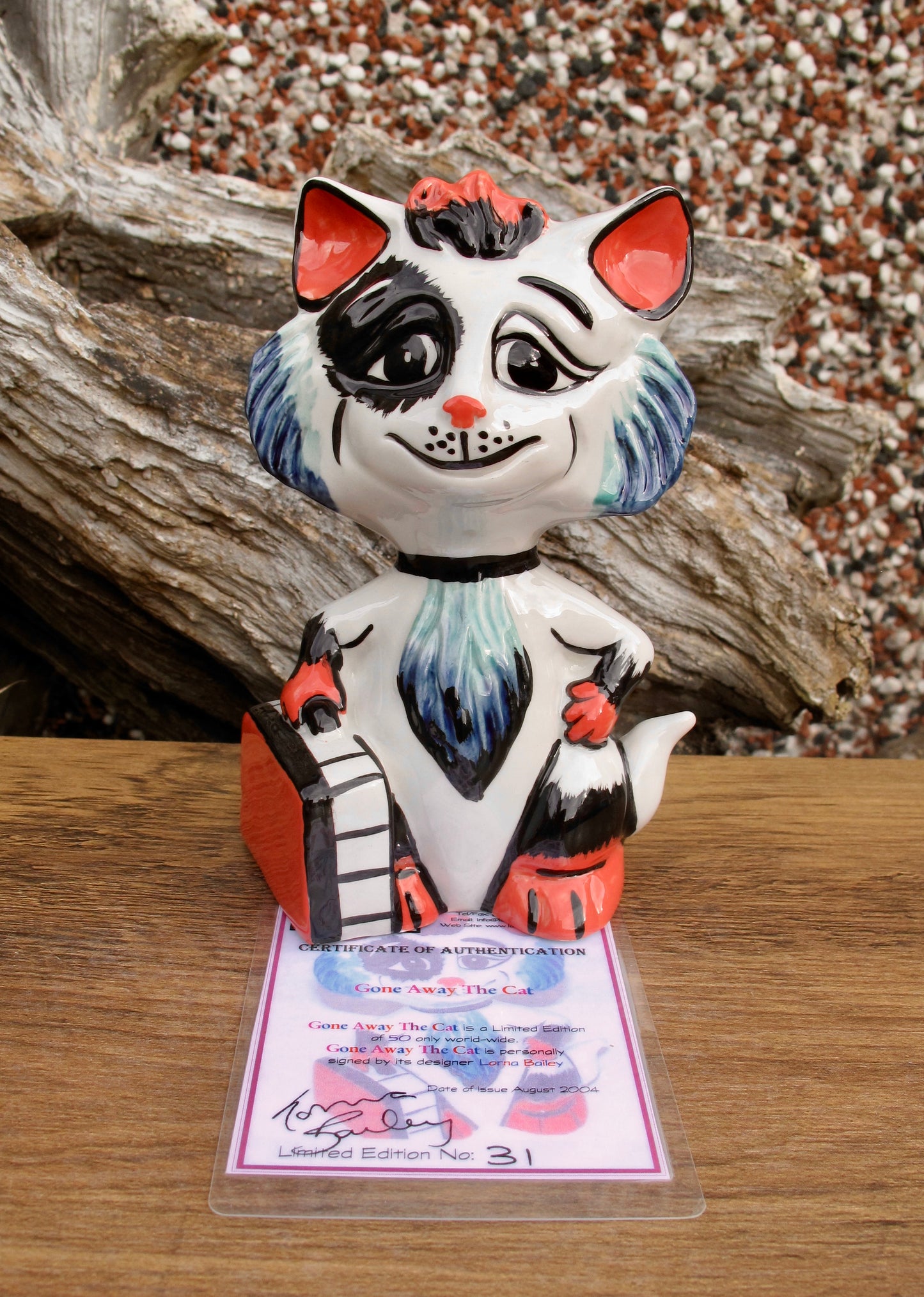 Lorna Bailey GONE AWAY THE CAT Limited Edition 31/50 COA