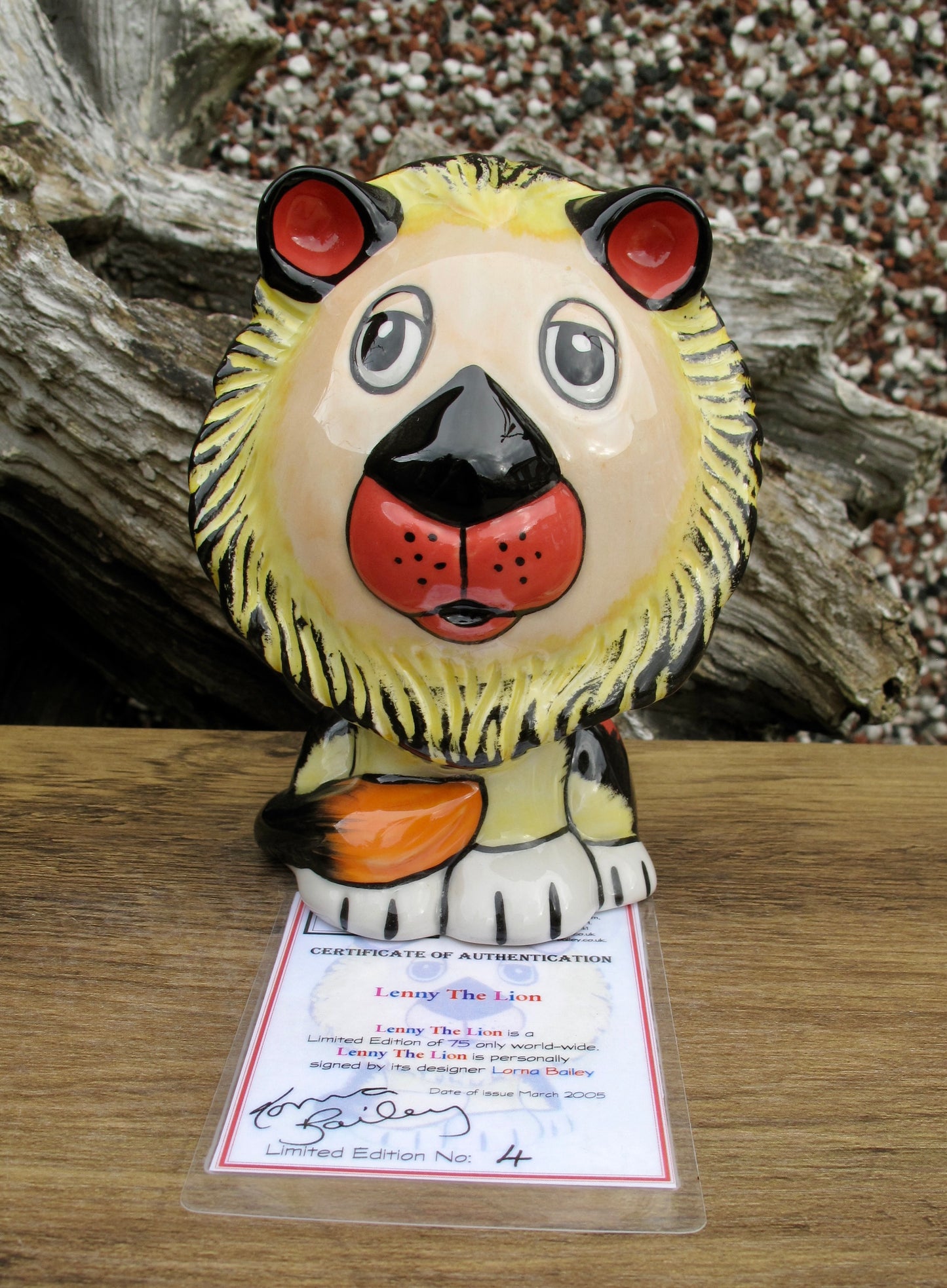 Lorna Bailey LENNY THE LION Limited Edited 4/75 COA