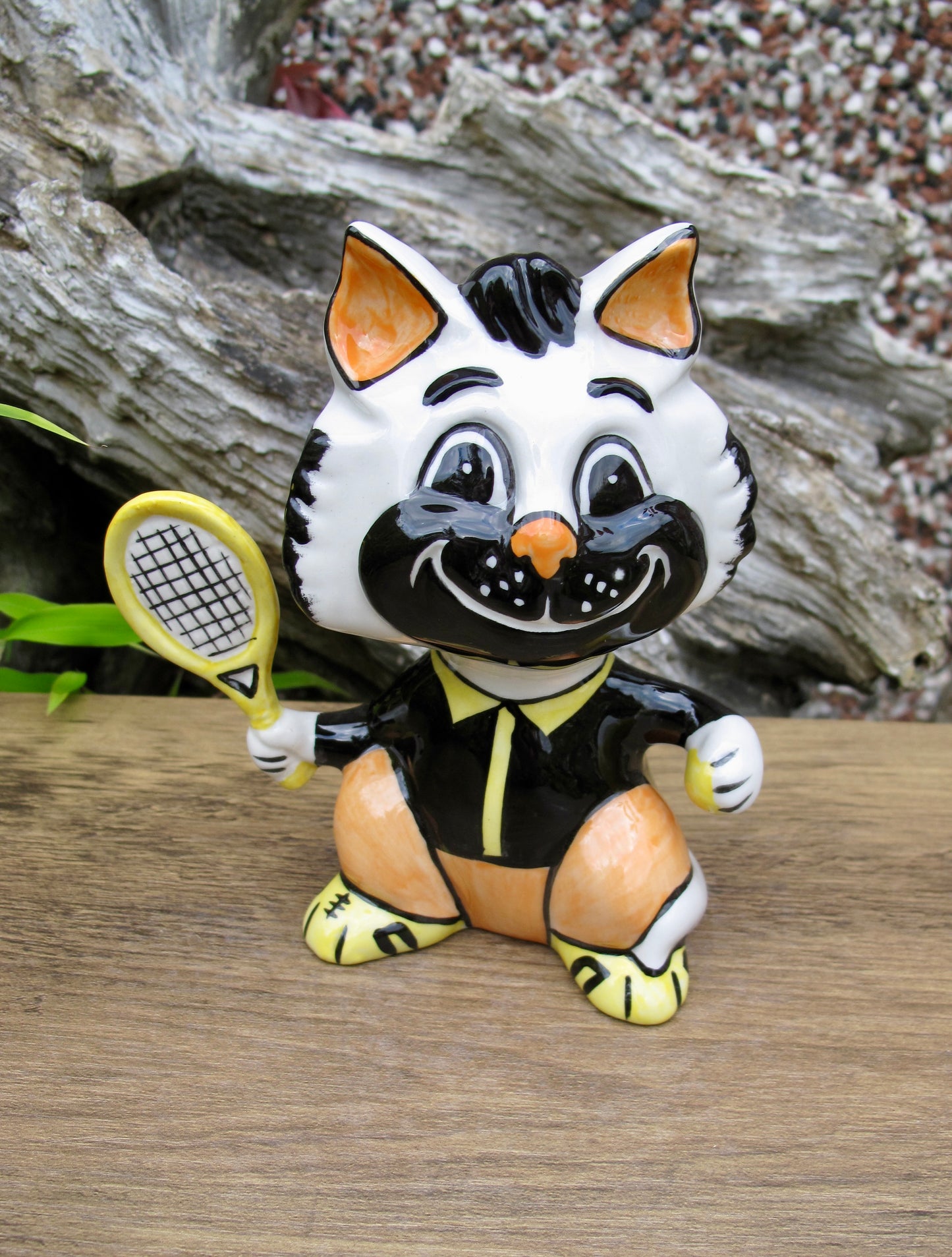 Lorna Bailey PROTOTYPE TIMBO THE TENNIS CAT COLOURWAY 2004