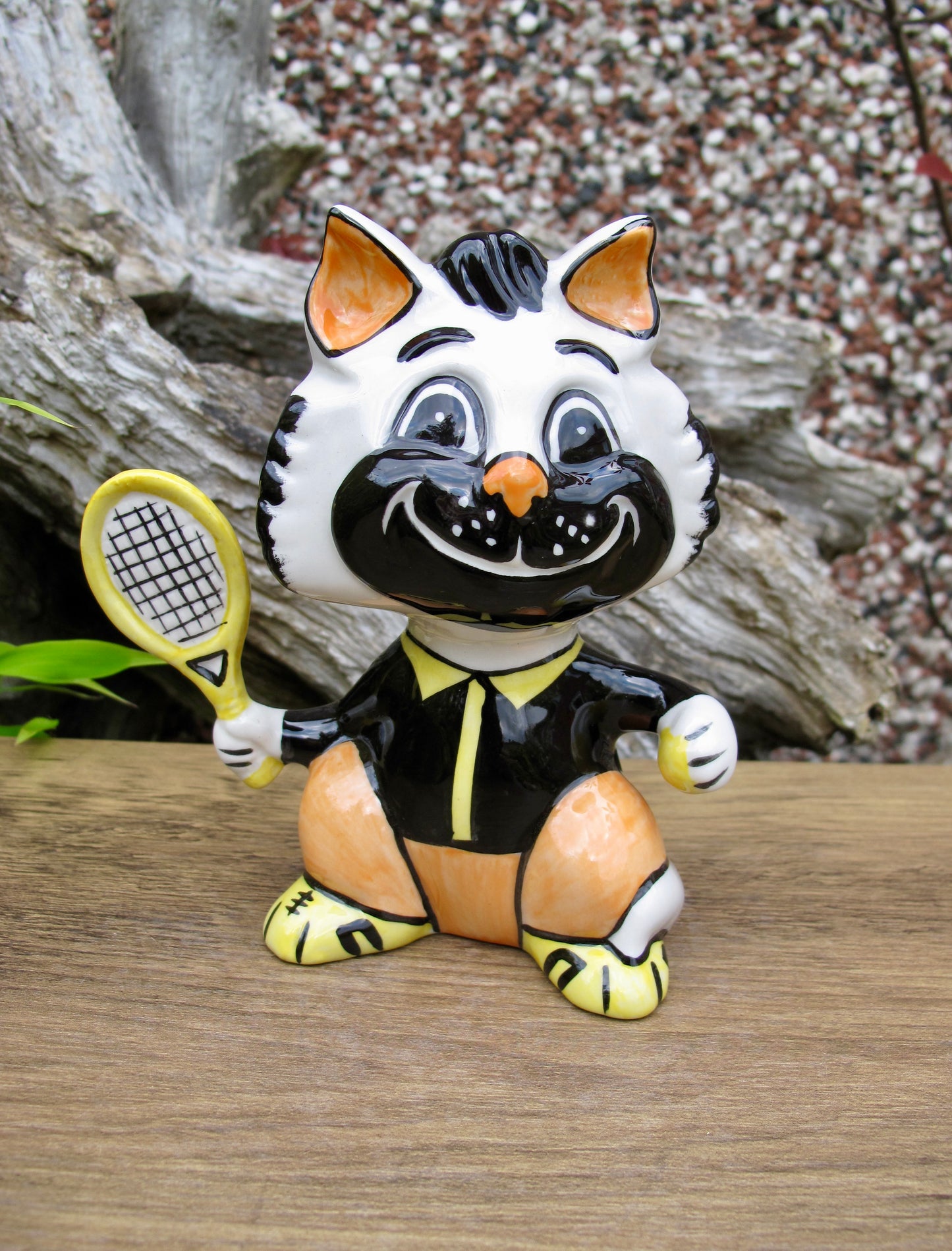 Lorna Bailey PROTOTYPE TIMBO THE TENNIS CAT COLOURWAY 2004