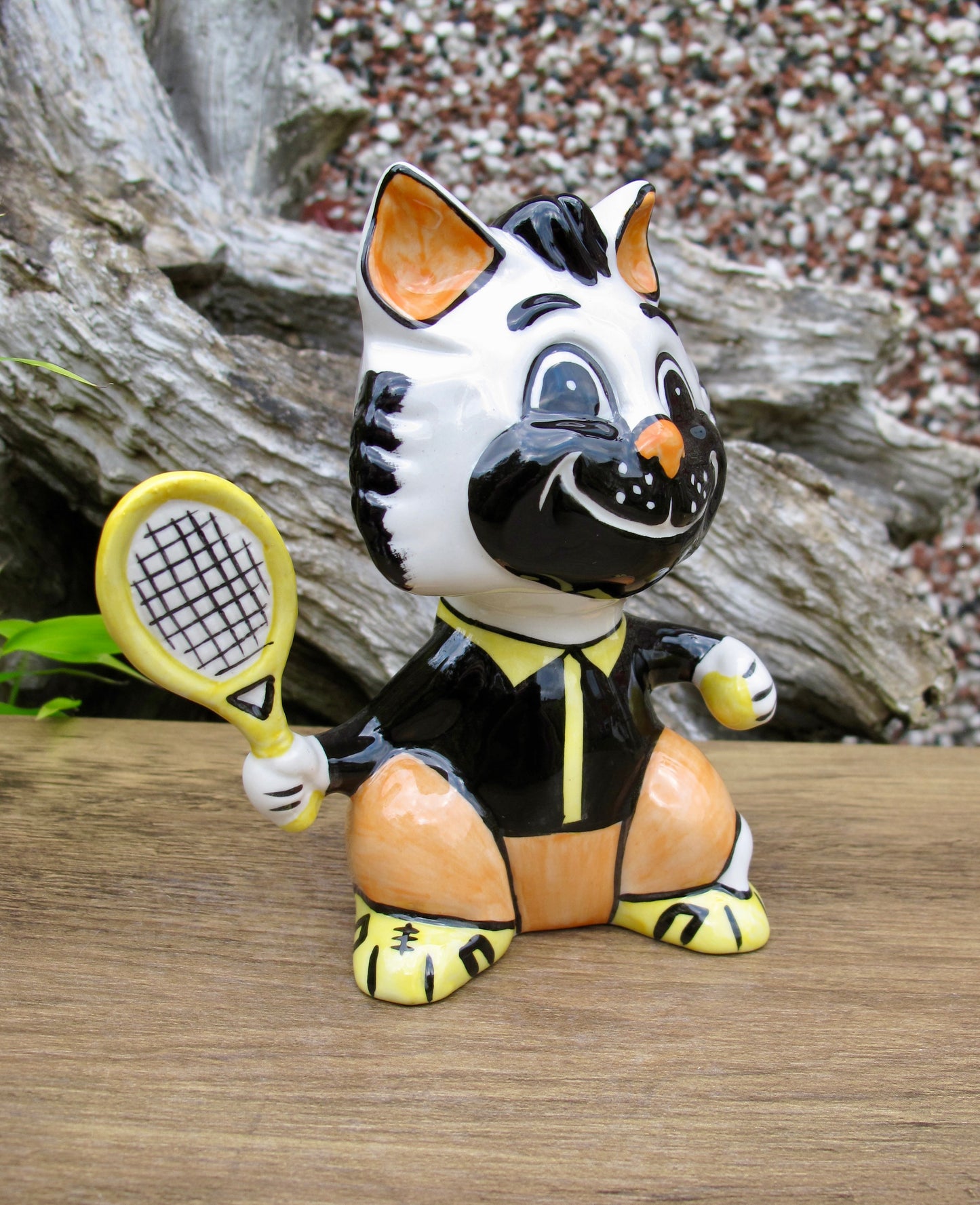 Lorna Bailey PROTOTYPE TIMBO THE TENNIS CAT COLOURWAY 2004
