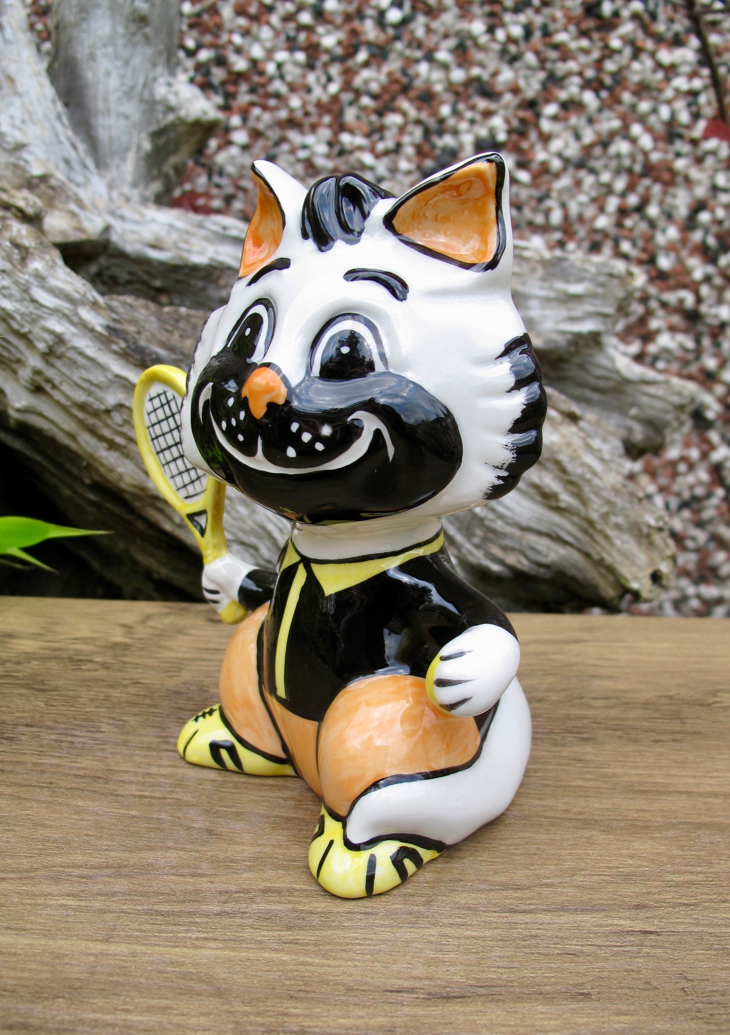 Lorna Bailey PROTOTYPE TIMBO THE TENNIS CAT COLOURWAY 2004