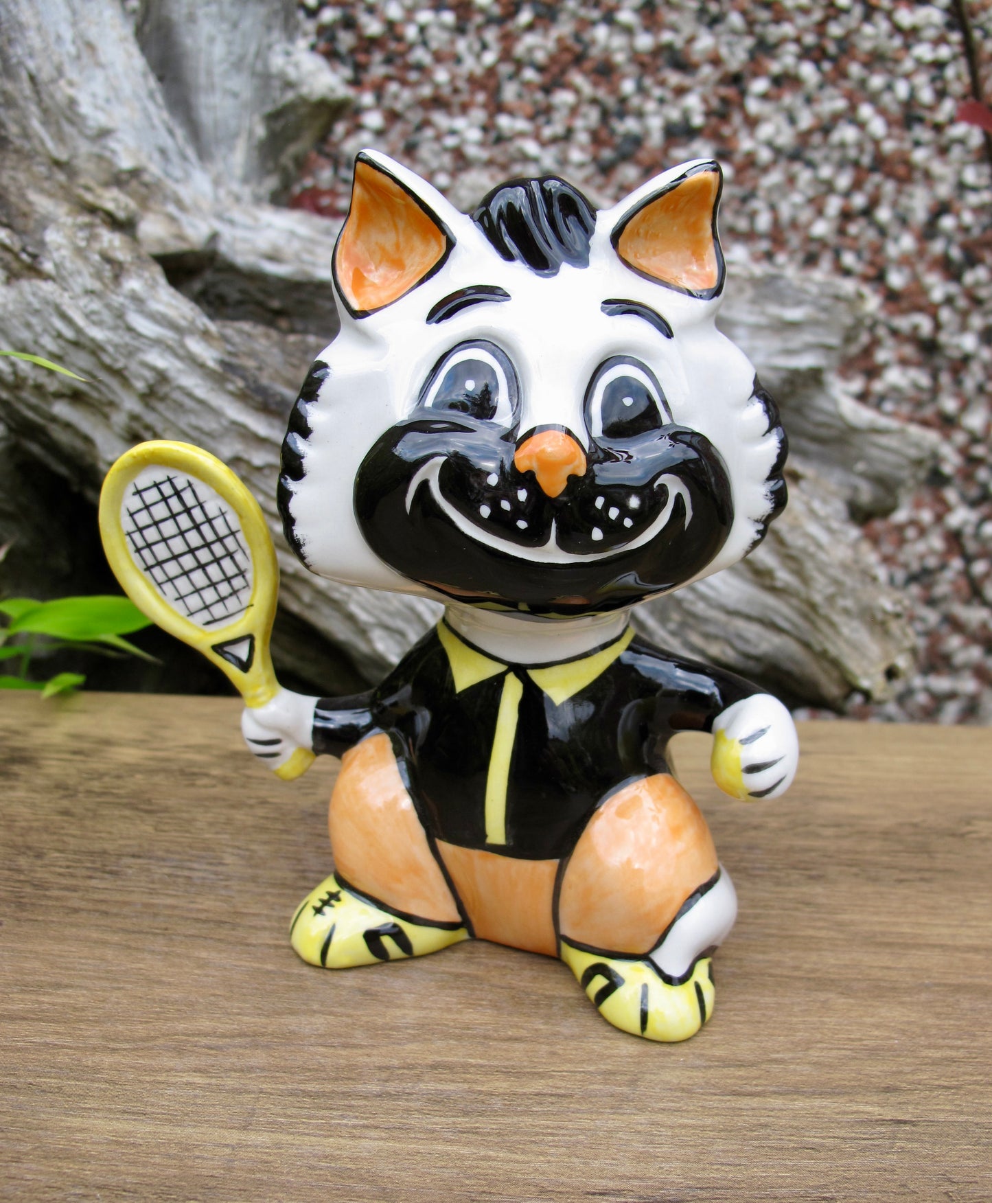 Lorna Bailey PROTOTYPE TIMBO THE TENNIS CAT COLOURWAY 2004