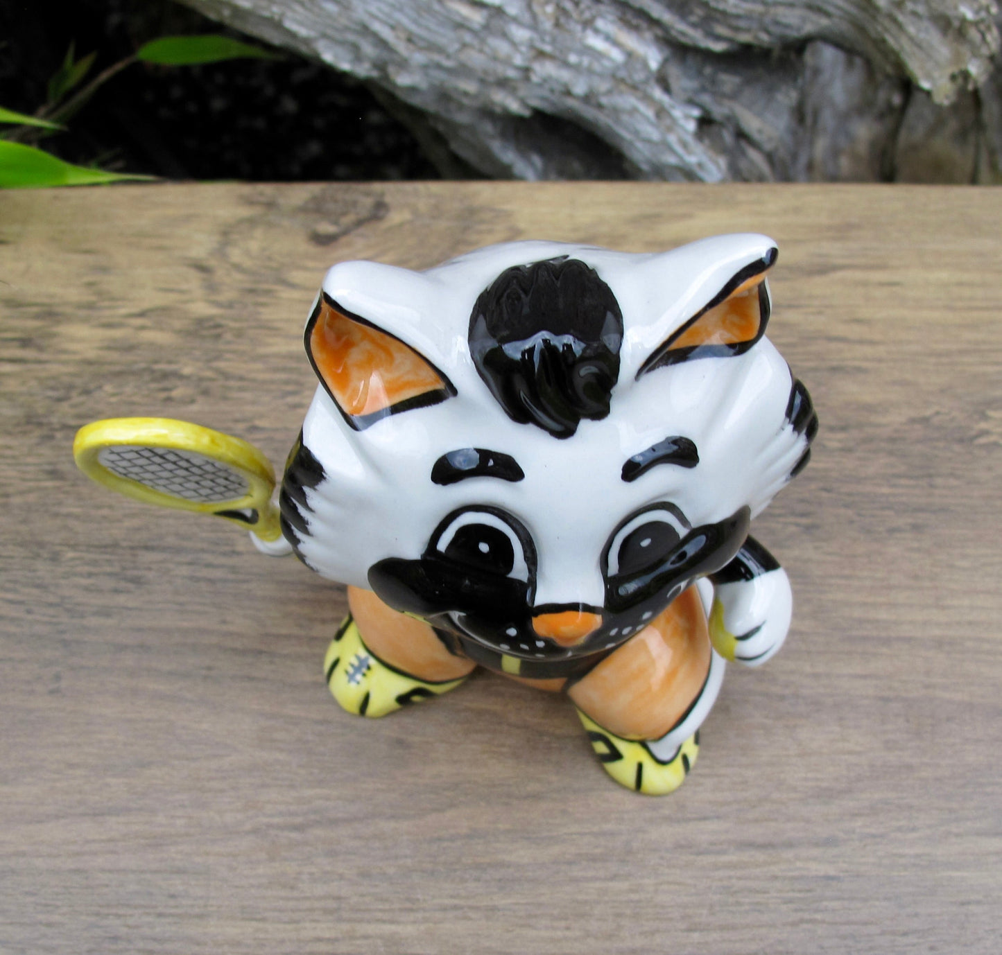 Lorna Bailey PROTOTYPE TIMBO THE TENNIS CAT COLOURWAY 2004