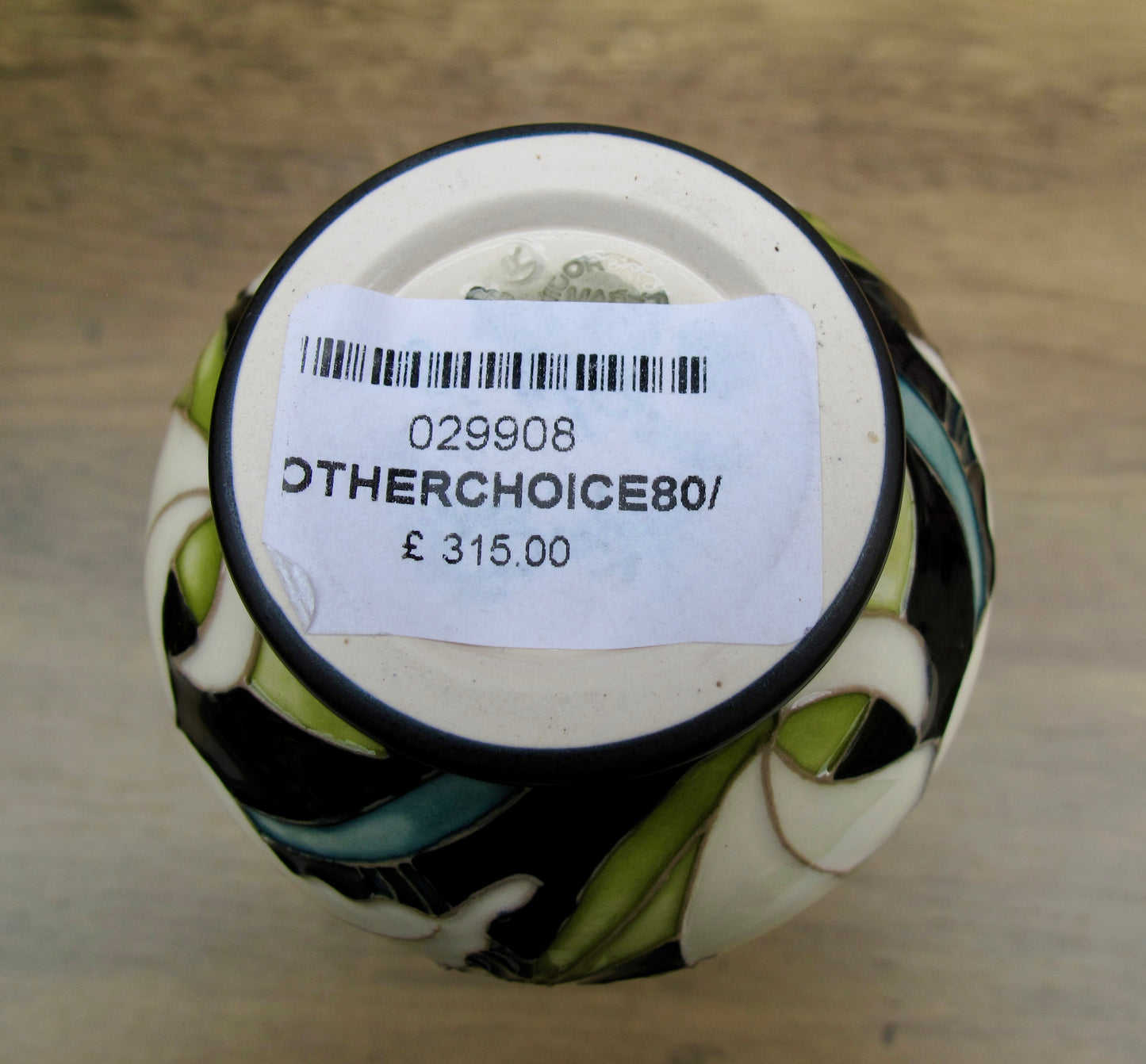 Moorcroft's MOTHER'S CHOICE Vase 80/6 Numbered Edition 80.Retail Price £315
