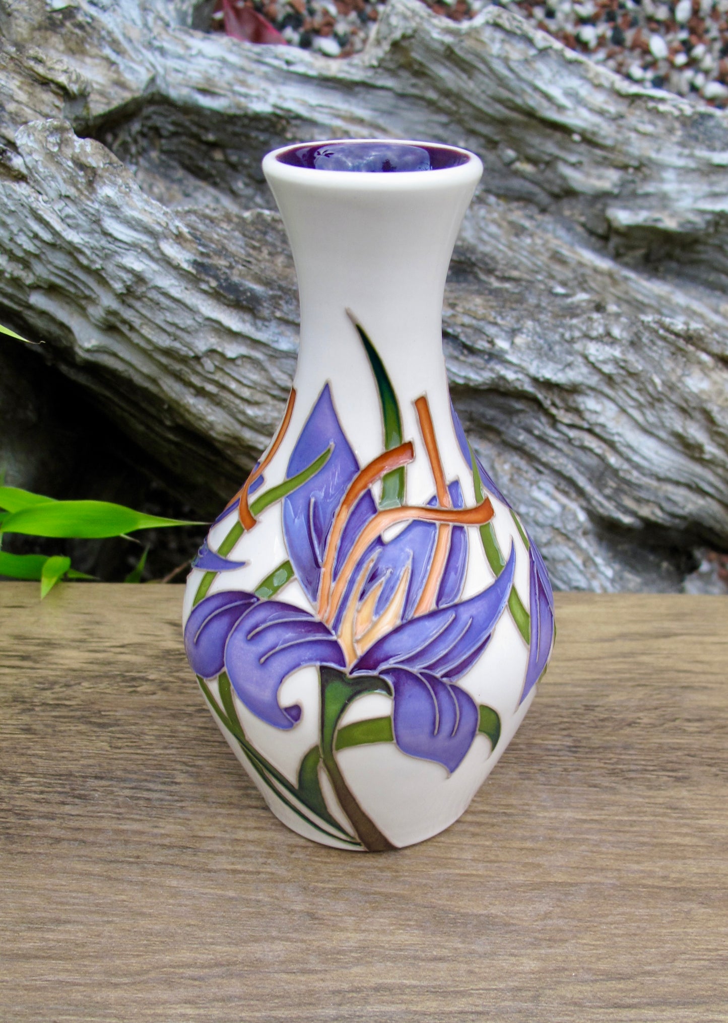 Moorcroft SAFFRON GOLD Vase 372/5 Retail Price £295