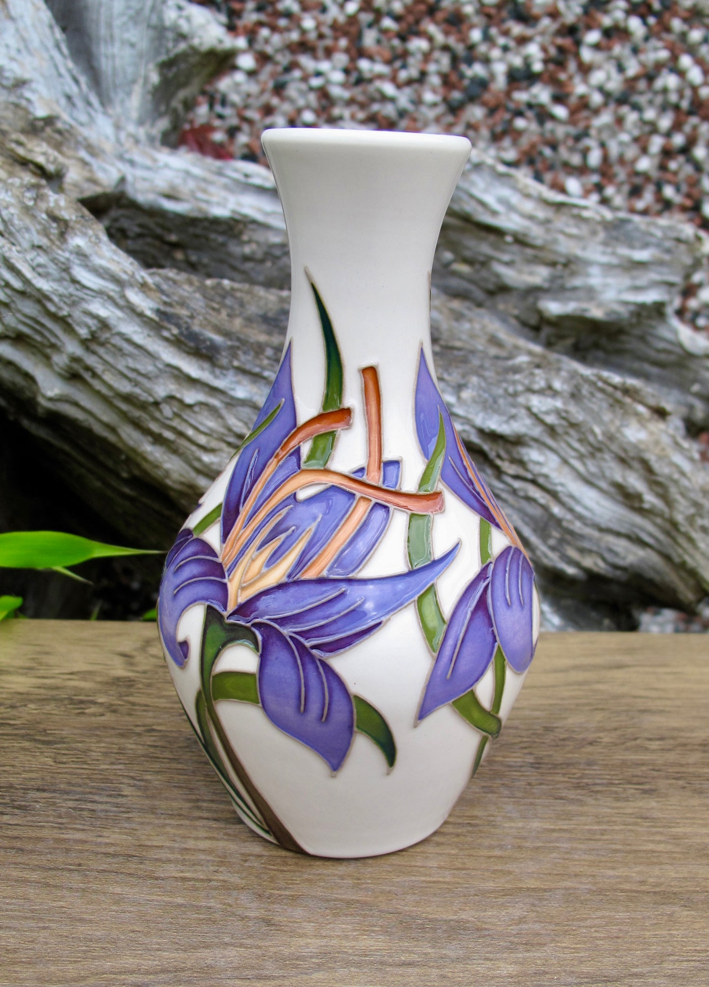 Moorcroft SAFFRON GOLD Vase 372/5 Retail Price £295
