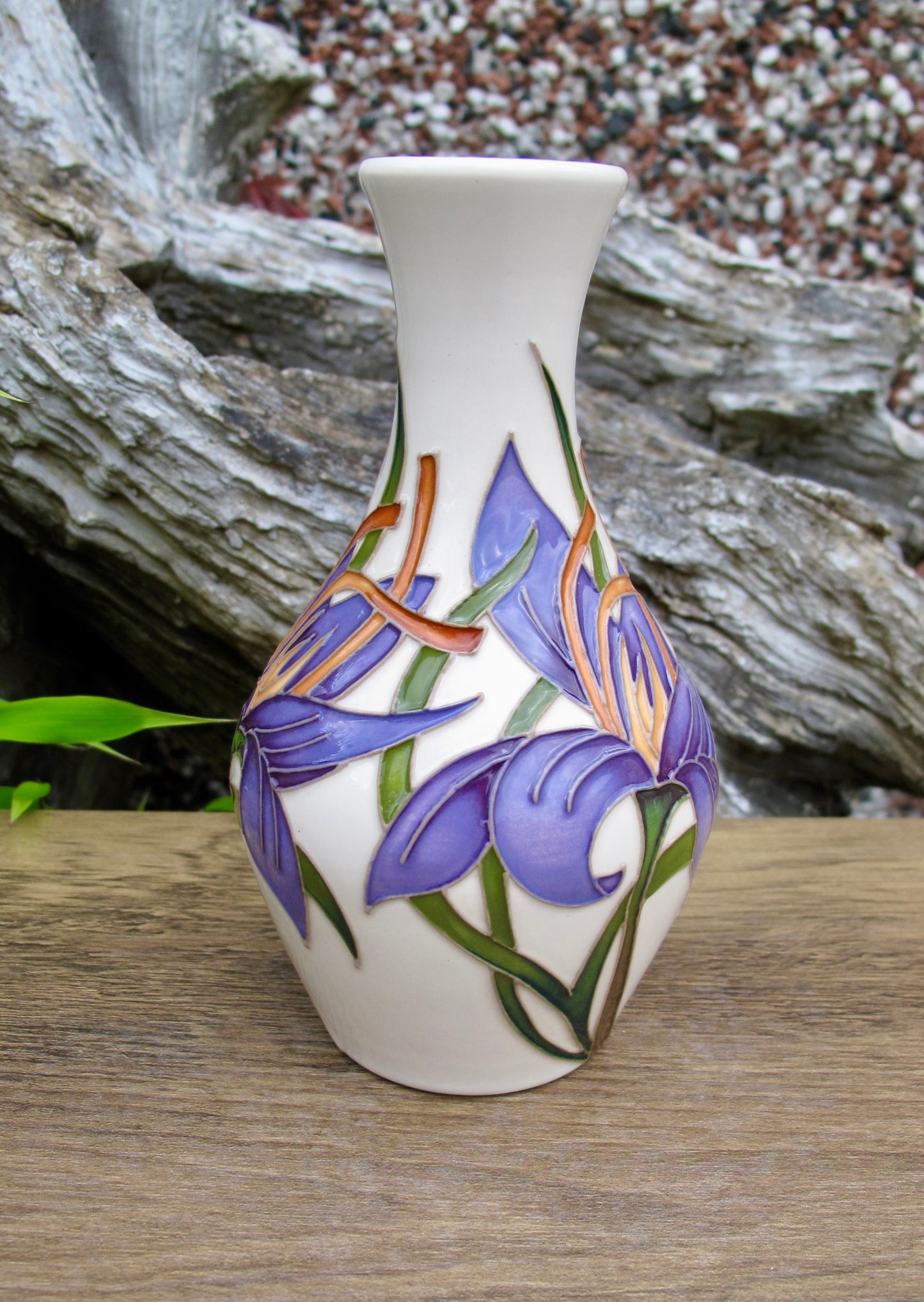 Moorcroft SAFFRON GOLD Vase 372/5 Retail Price £295