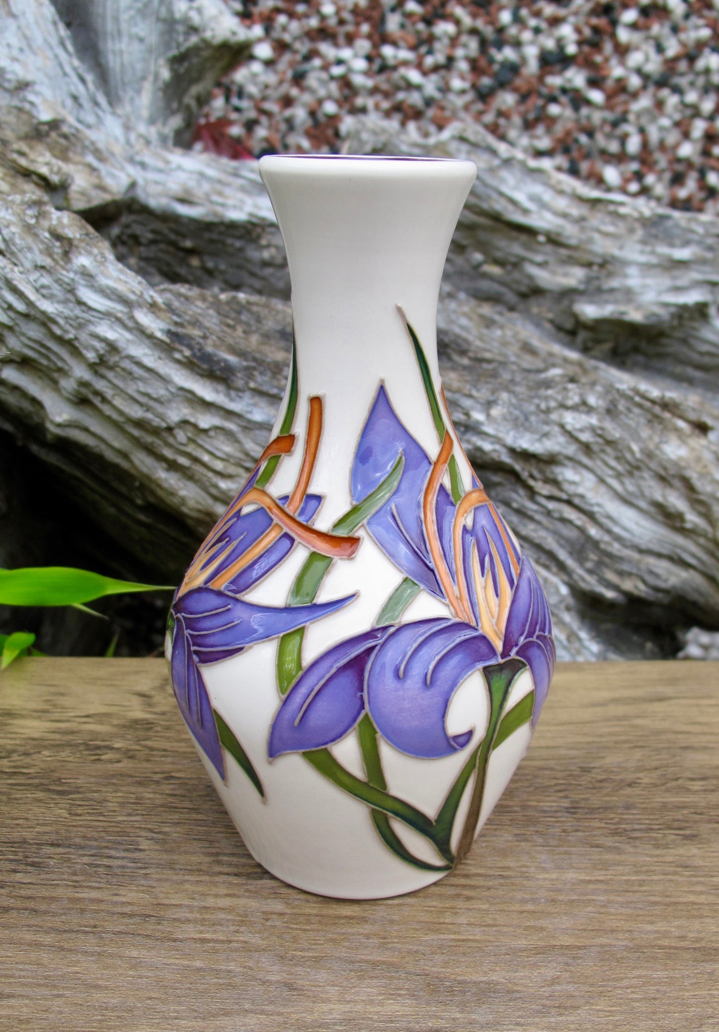 Moorcroft SAFFRON GOLD Vase 372/5 Retail Price £295