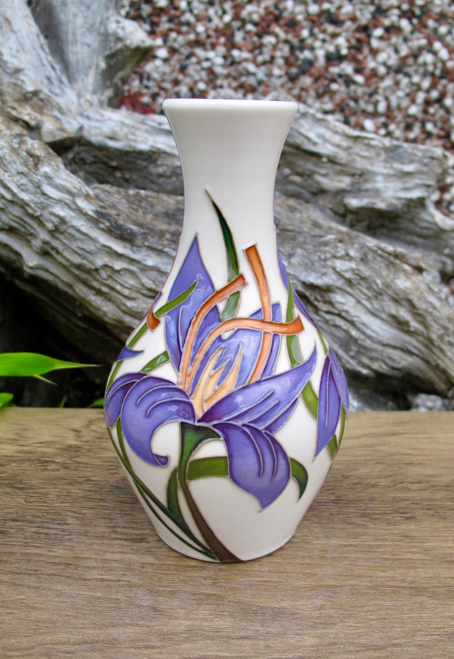 Moorcroft SAFFRON GOLD Vase 372/5 Retail Price £295