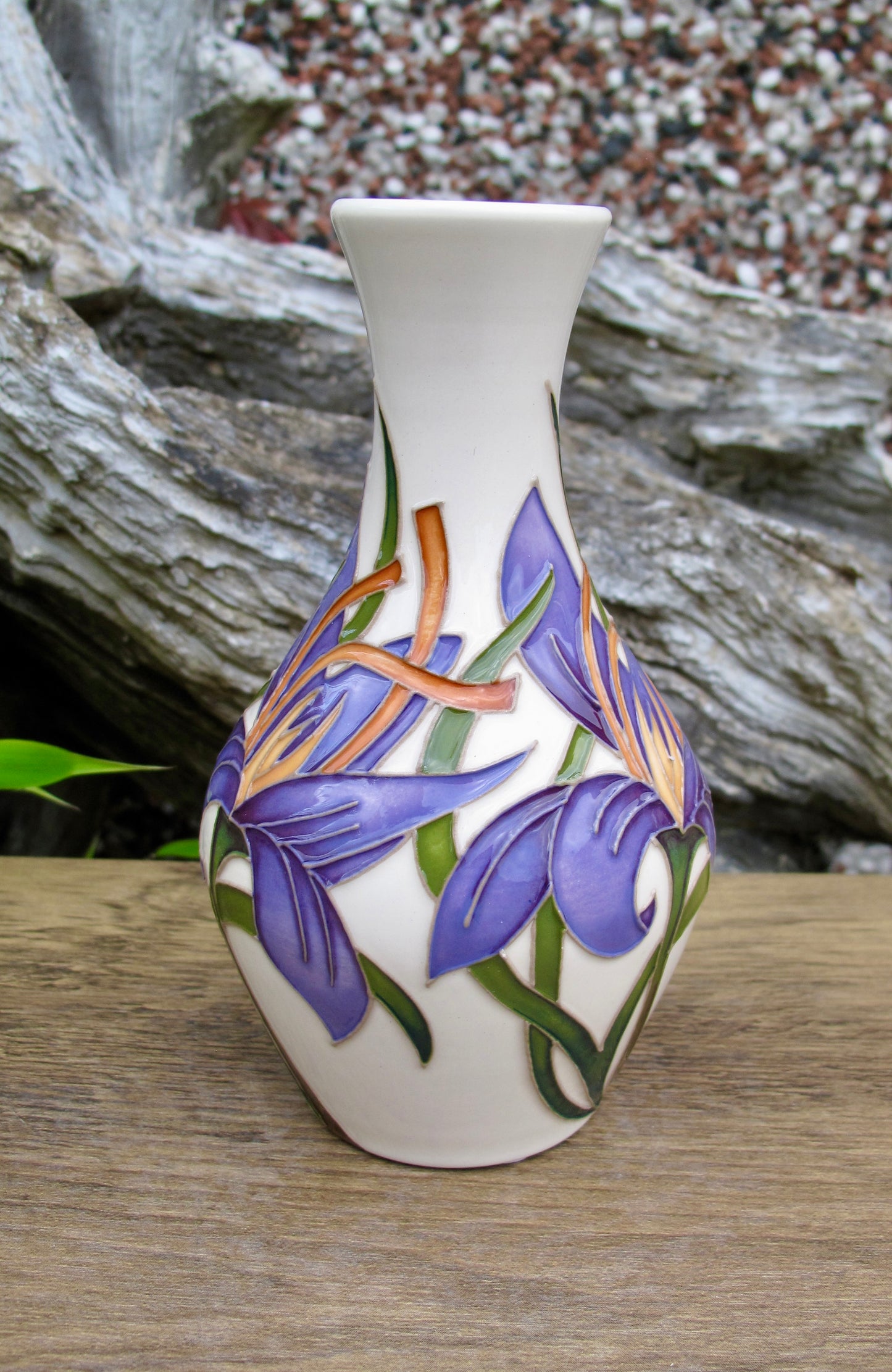 Moorcroft SAFFRON GOLD Vase 372/5 Retail Price £295