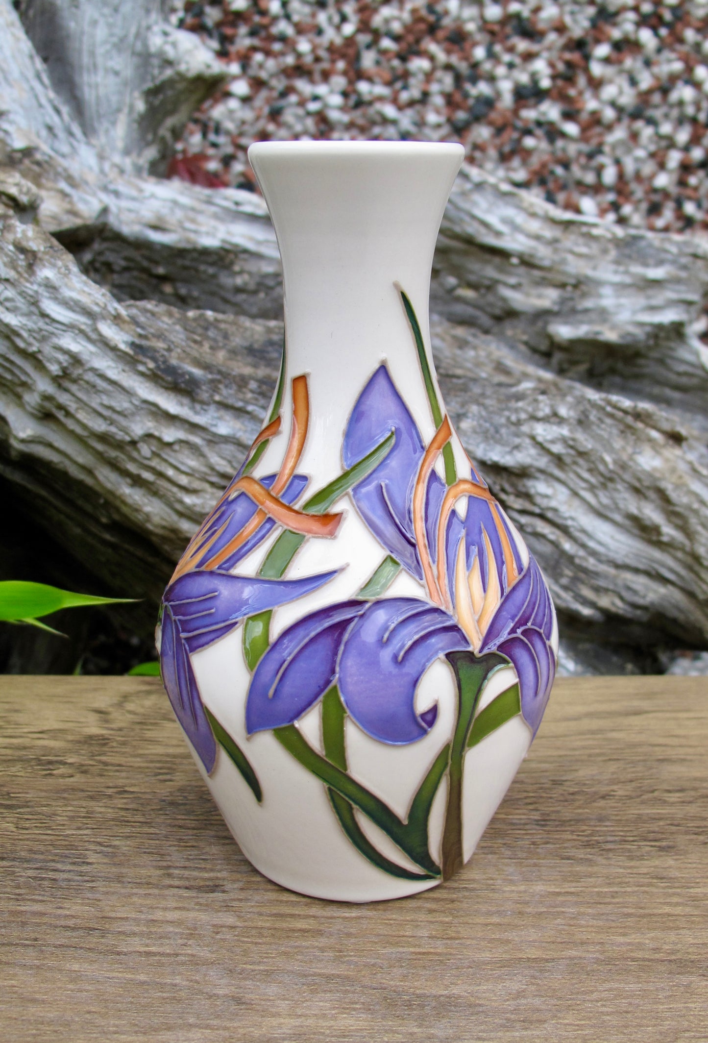 Moorcroft SAFFRON GOLD Vase 372/5 Retail Price £295