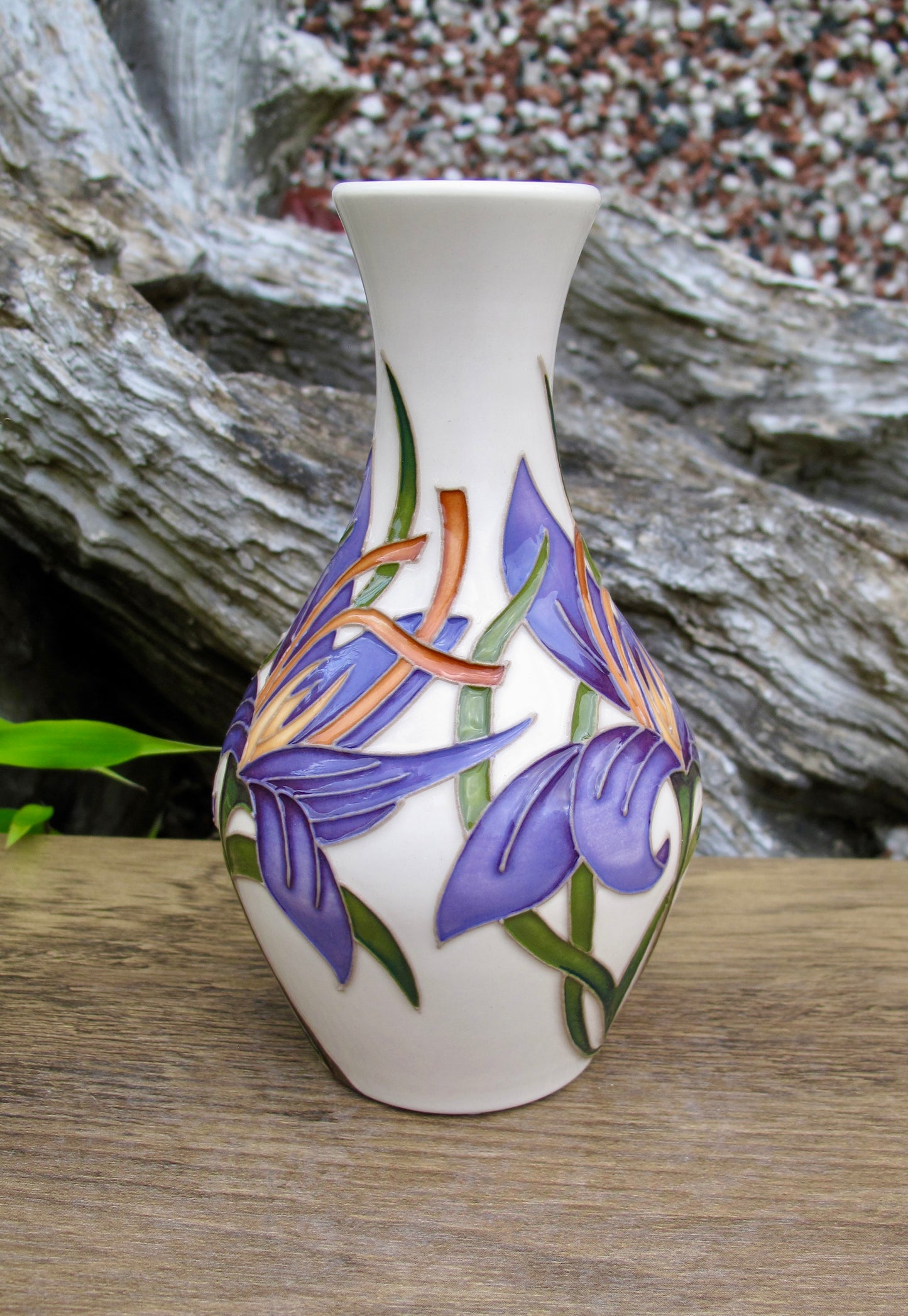 Moorcroft SAFFRON GOLD Vase 372/5 Retail Price £295