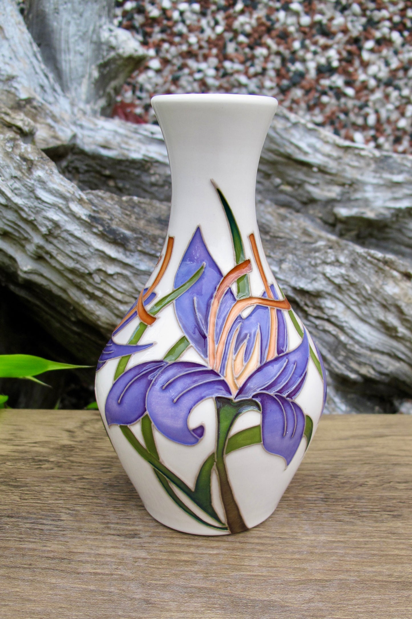 Moorcroft SAFFRON GOLD Vase 372/5 Retail Price £295