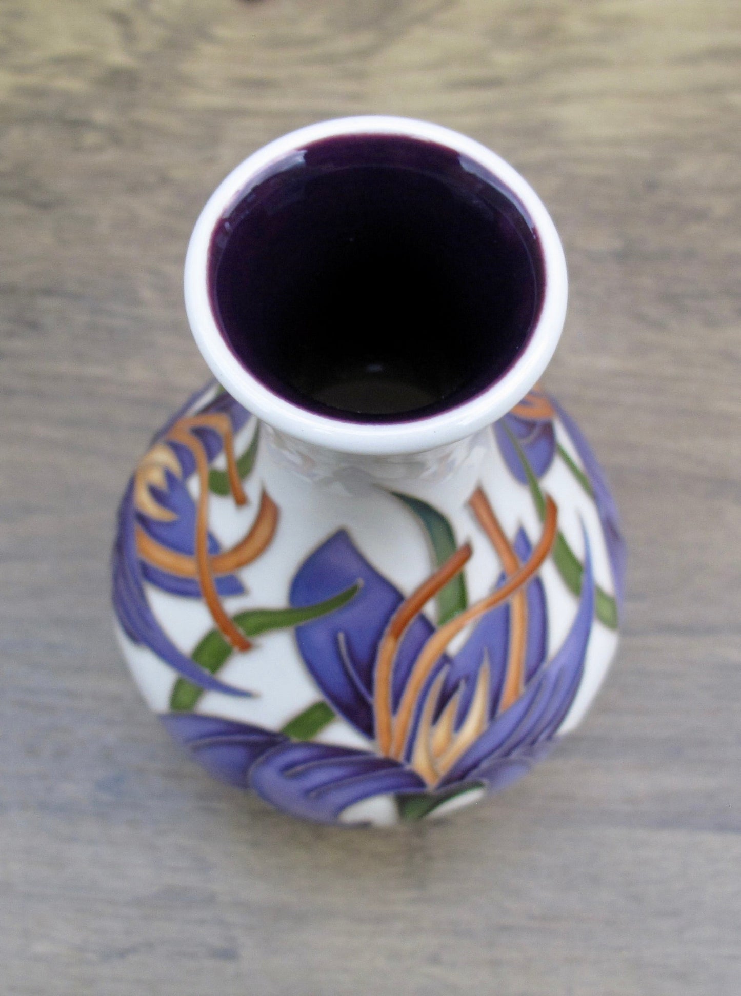 Moorcroft SAFFRON GOLD Vase 372/5 Retail Price £295