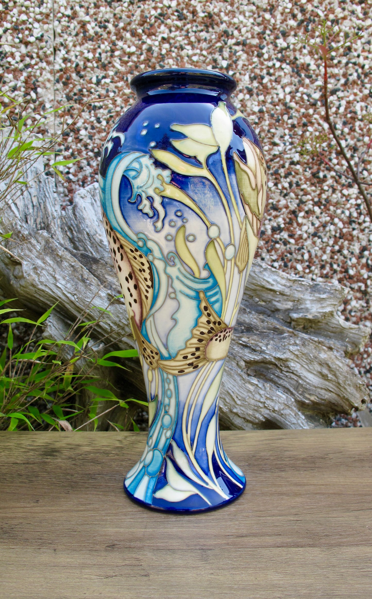 Moorcroft Rare RAINBOW TROUT VASE 75/10 Trial Dated 7.5.24 Retail Price £765