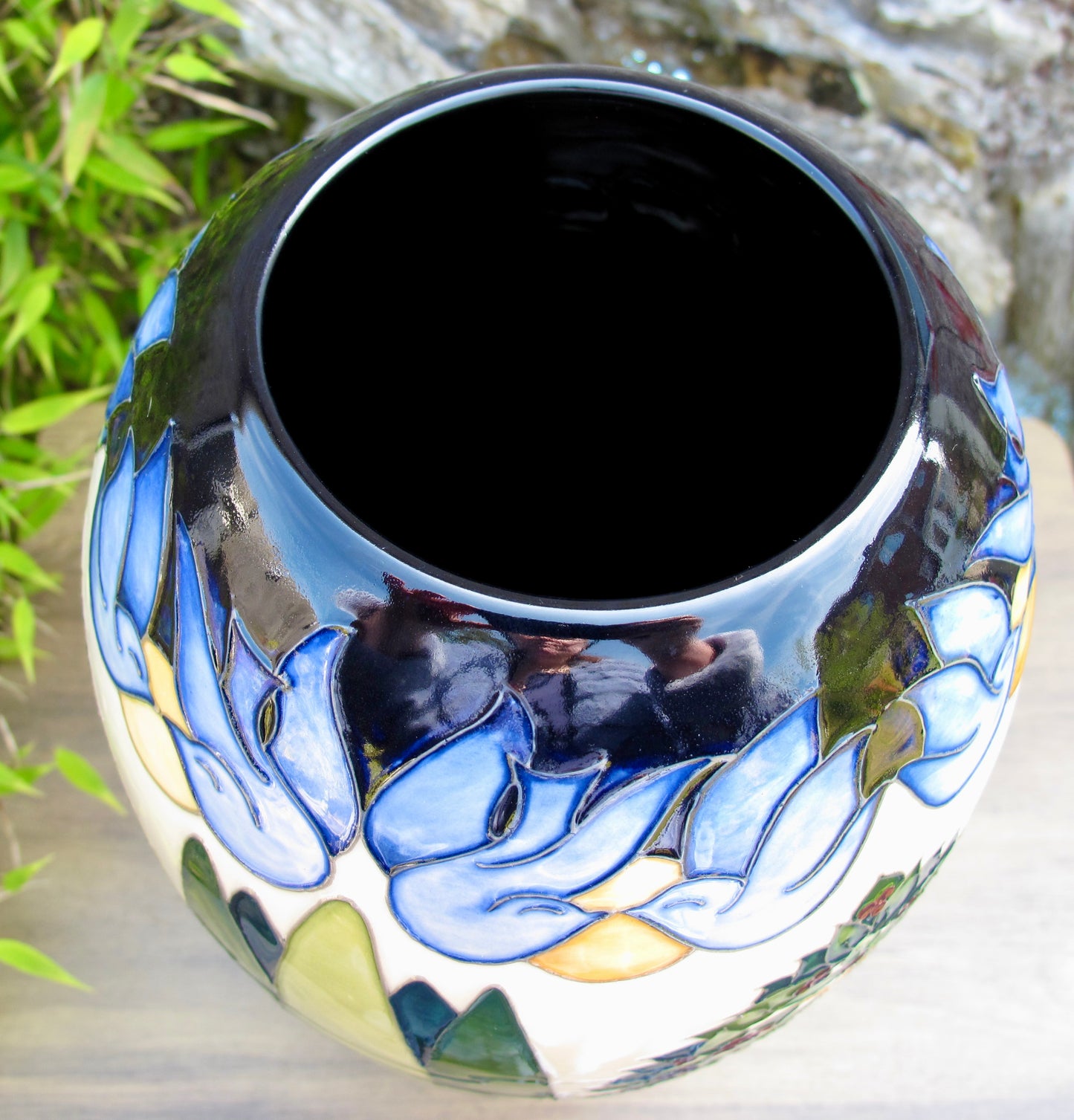 Moorcroft VOYSEY'S ORCHARD 101/14 Trial Vase dated 2.12.15 Retail Price £1590
