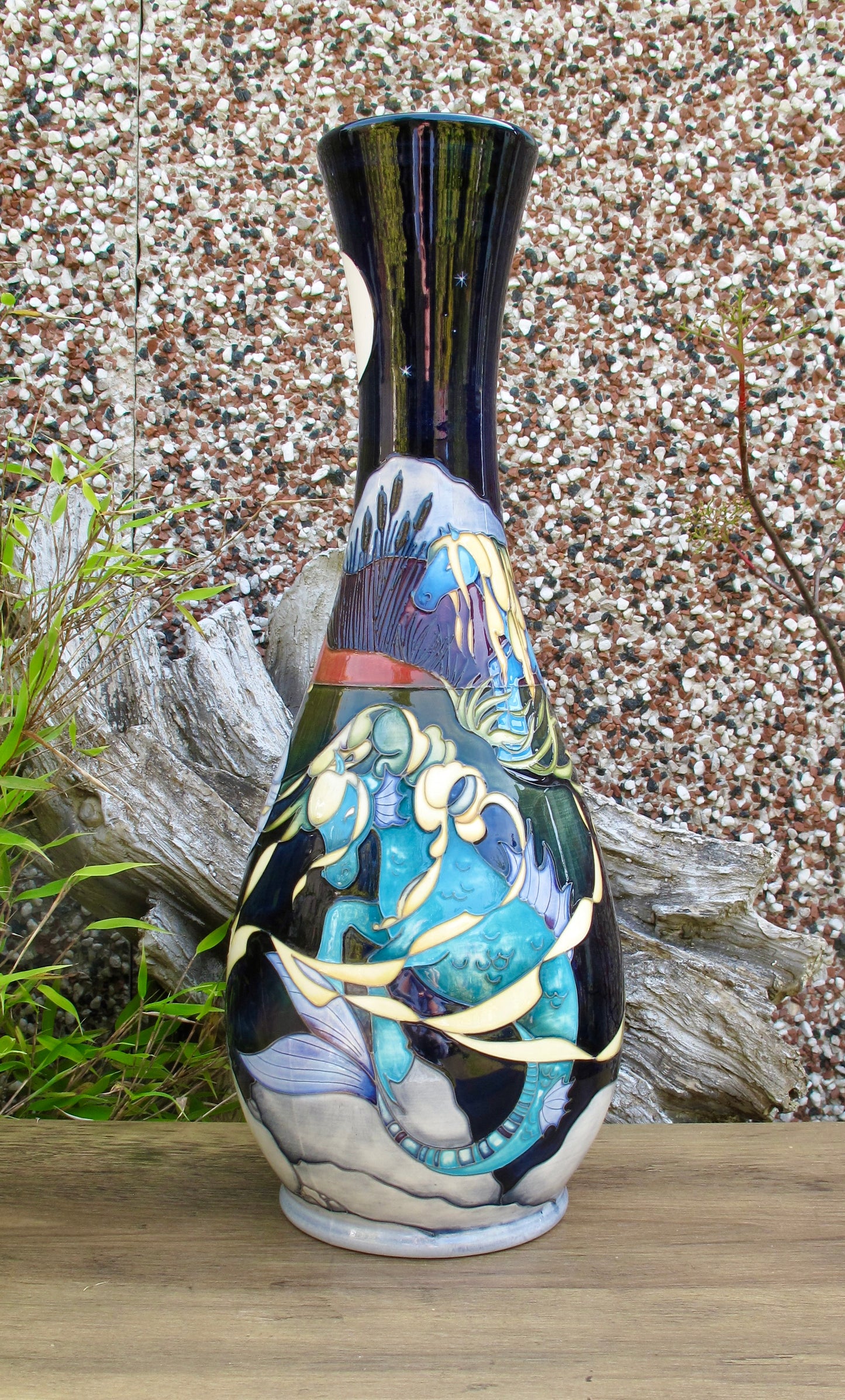 Moorcroft Rare Prestige KELPIE 82/16 Trial Vase Dated 21.11.22 Retail Price £2145