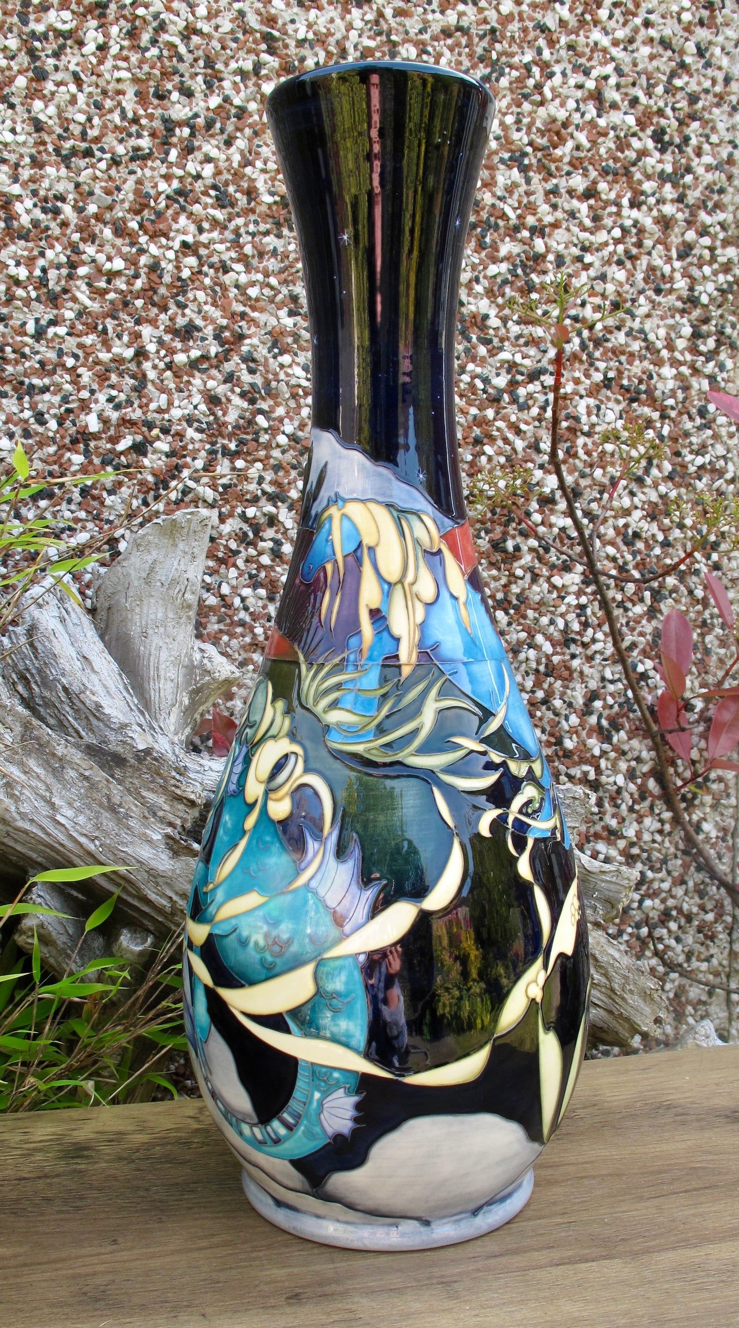 Moorcroft Rare Prestige KELPIE 82/16 Trial Vase Dated 21.11.22 Retail Price £2145