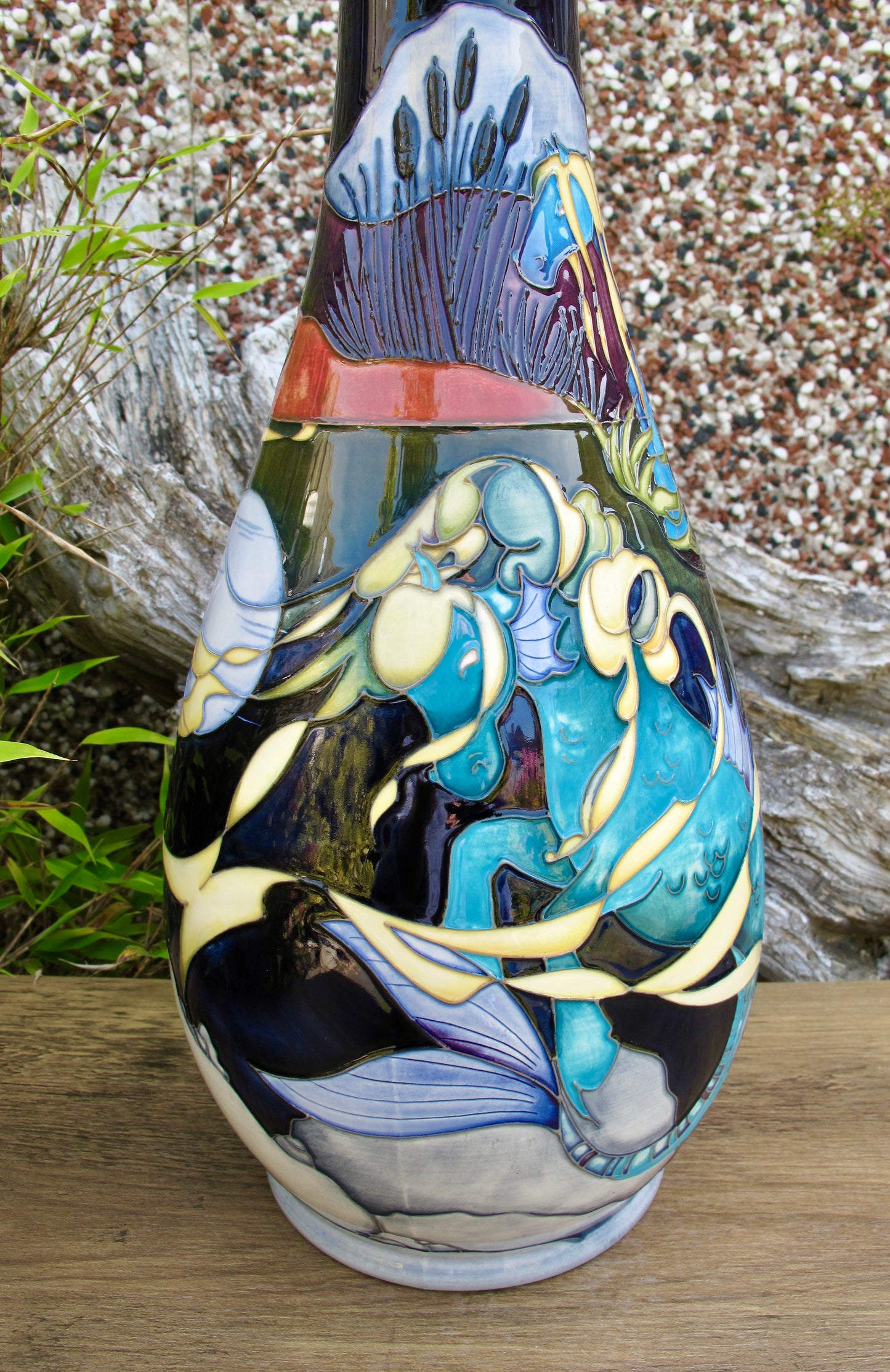 Moorcroft Rare Prestige KELPIE 82/16 Trial Vase Dated 21.11.22 Retail Price £2145