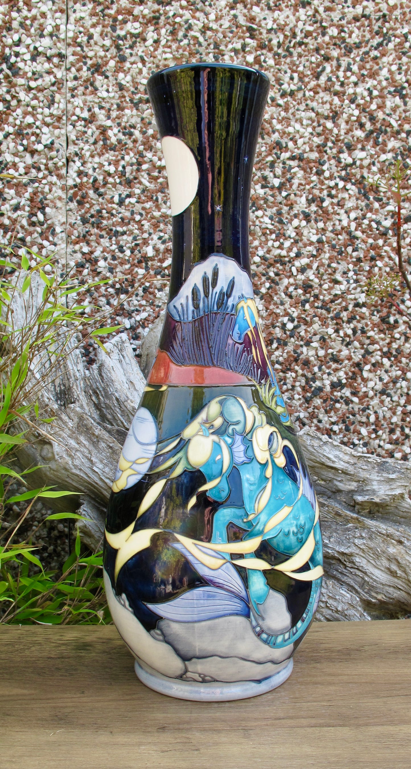 Moorcroft Rare Prestige KELPIE 82/16 Trial Vase Dated 21.11.22 Retail Price £2145