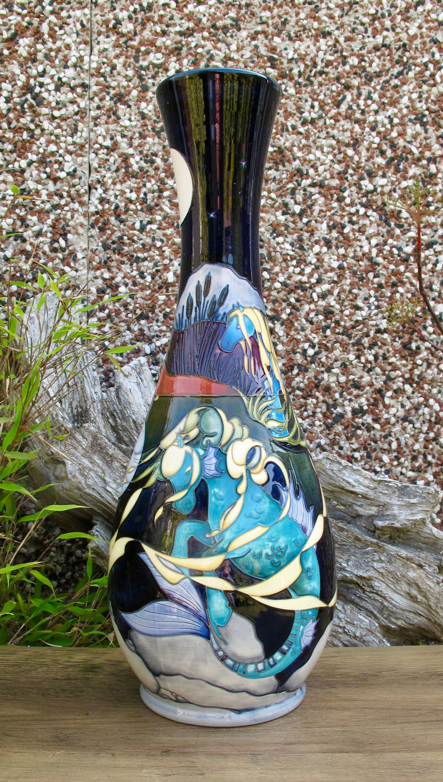 Moorcroft Rare Prestige KELPIE 82/16 Trial Vase Dated 21.11.22 Retail Price £2145