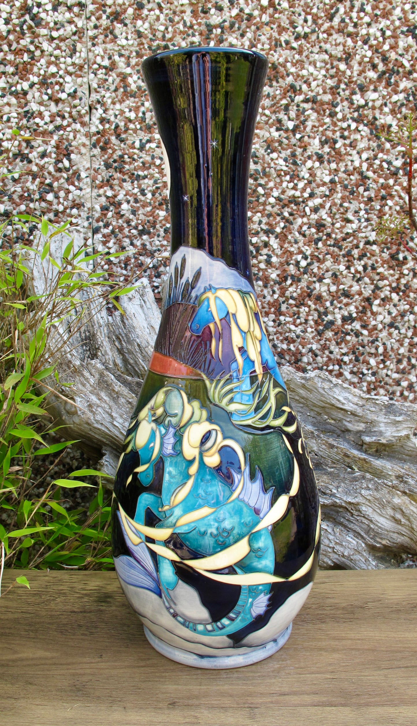 Moorcroft Rare Prestige KELPIE 82/16 Trial Vase Dated 21.11.22 Retail Price £2145