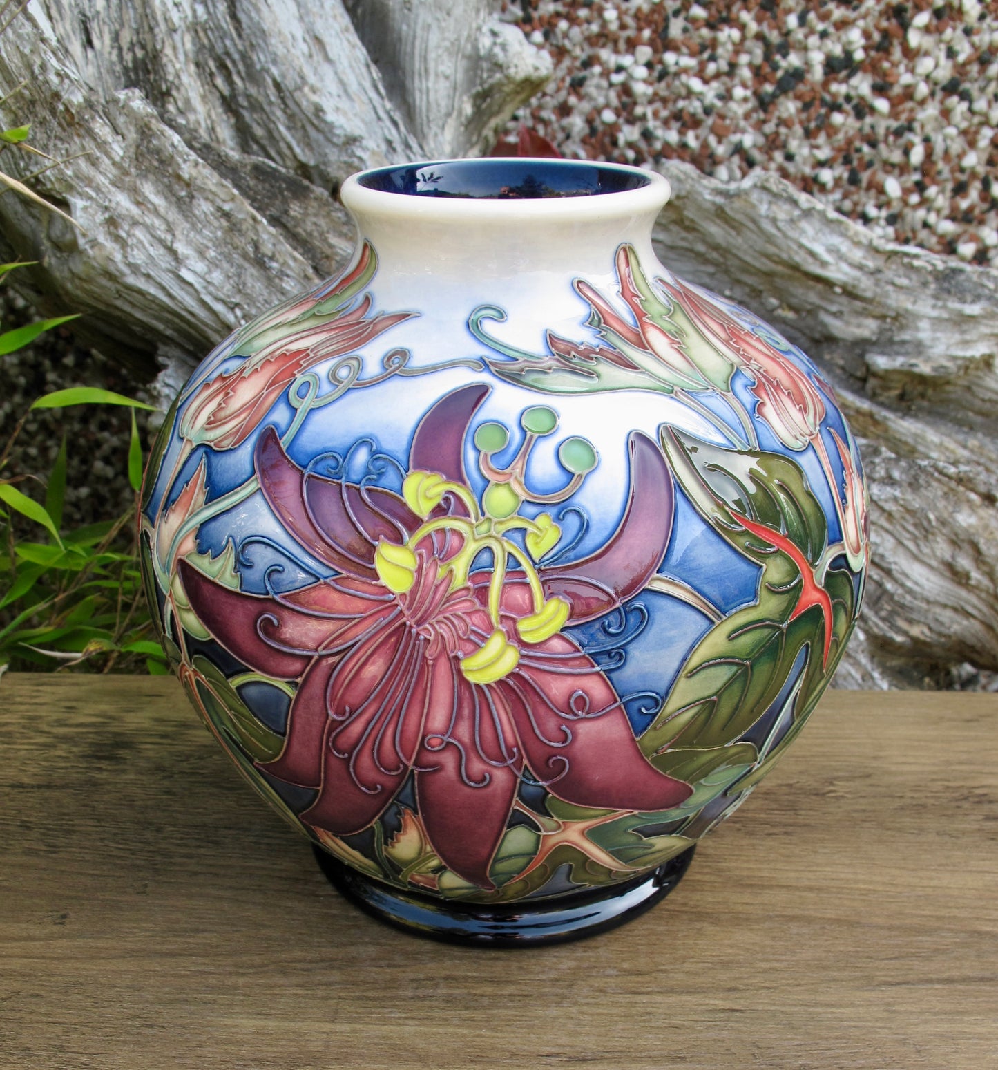 Moorcroft RARE PASSIFLORA Vase Trial Dated 24.4.24 Retail Price £1595