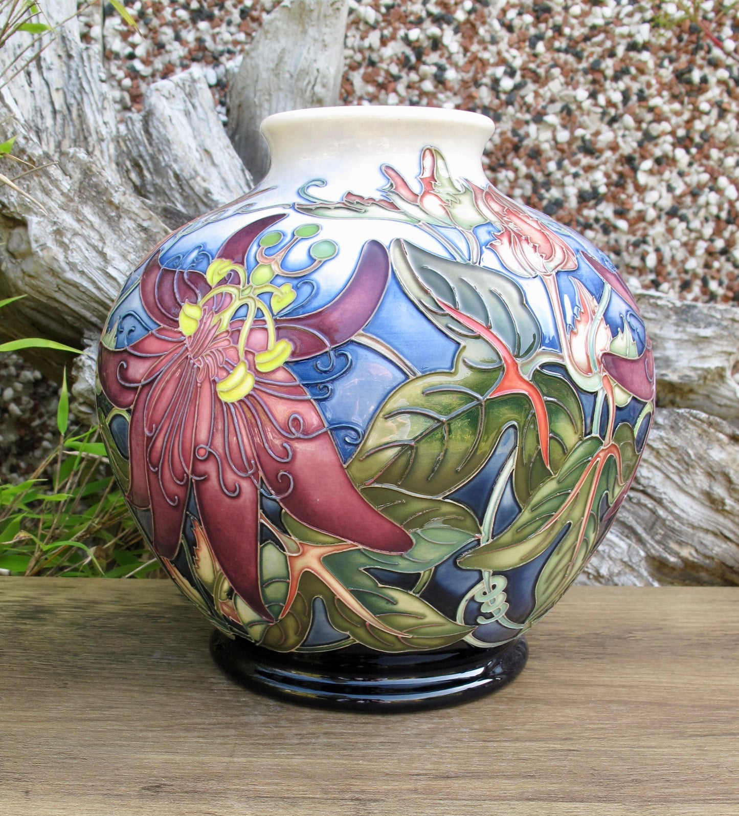 Moorcroft RARE PASSIFLORA Vase Trial Dated 24.4.24 Retail Price £1595