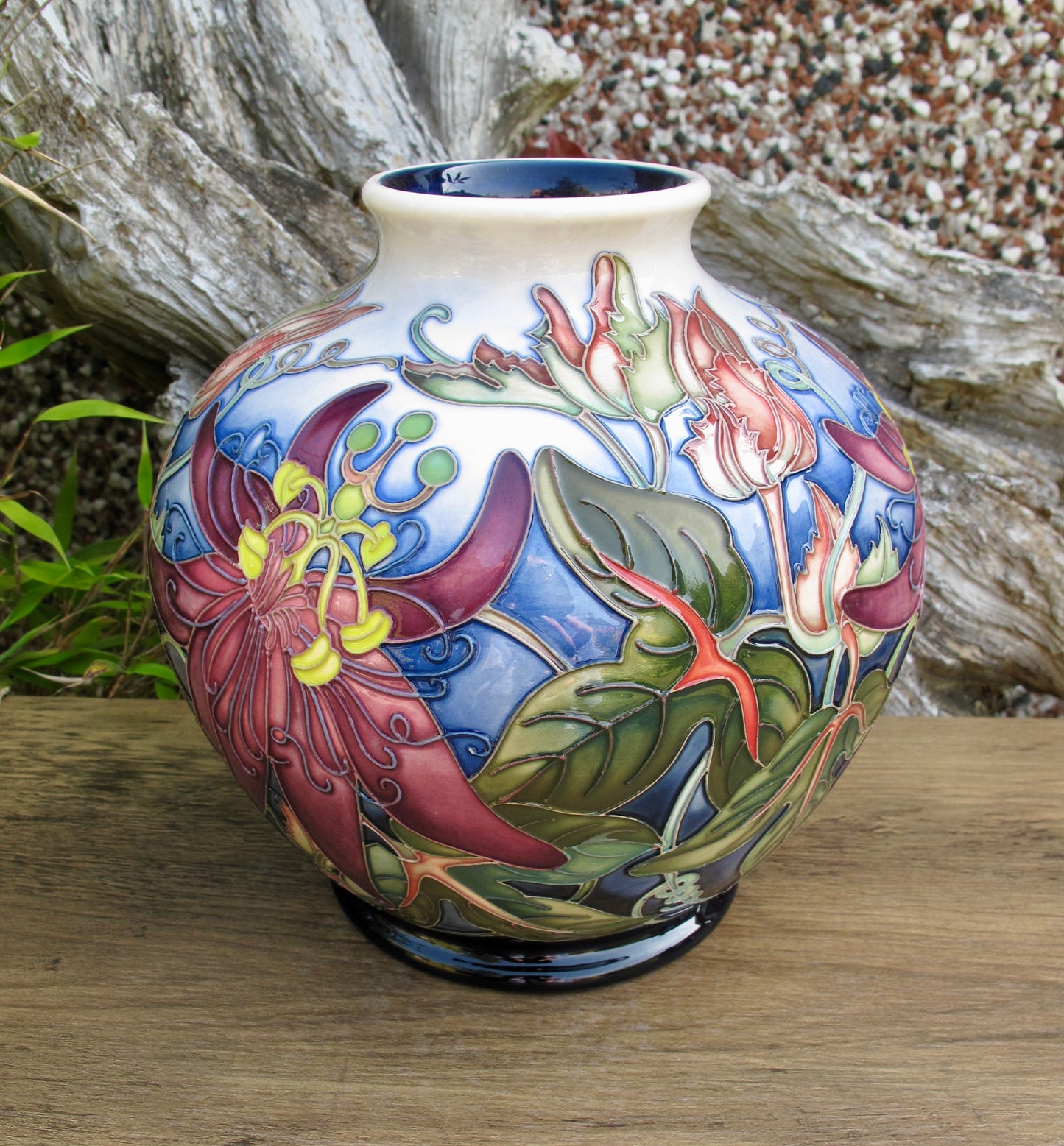 Moorcroft RARE PASSIFLORA Vase Trial Dated 24.4.24 Retail Price £1595
