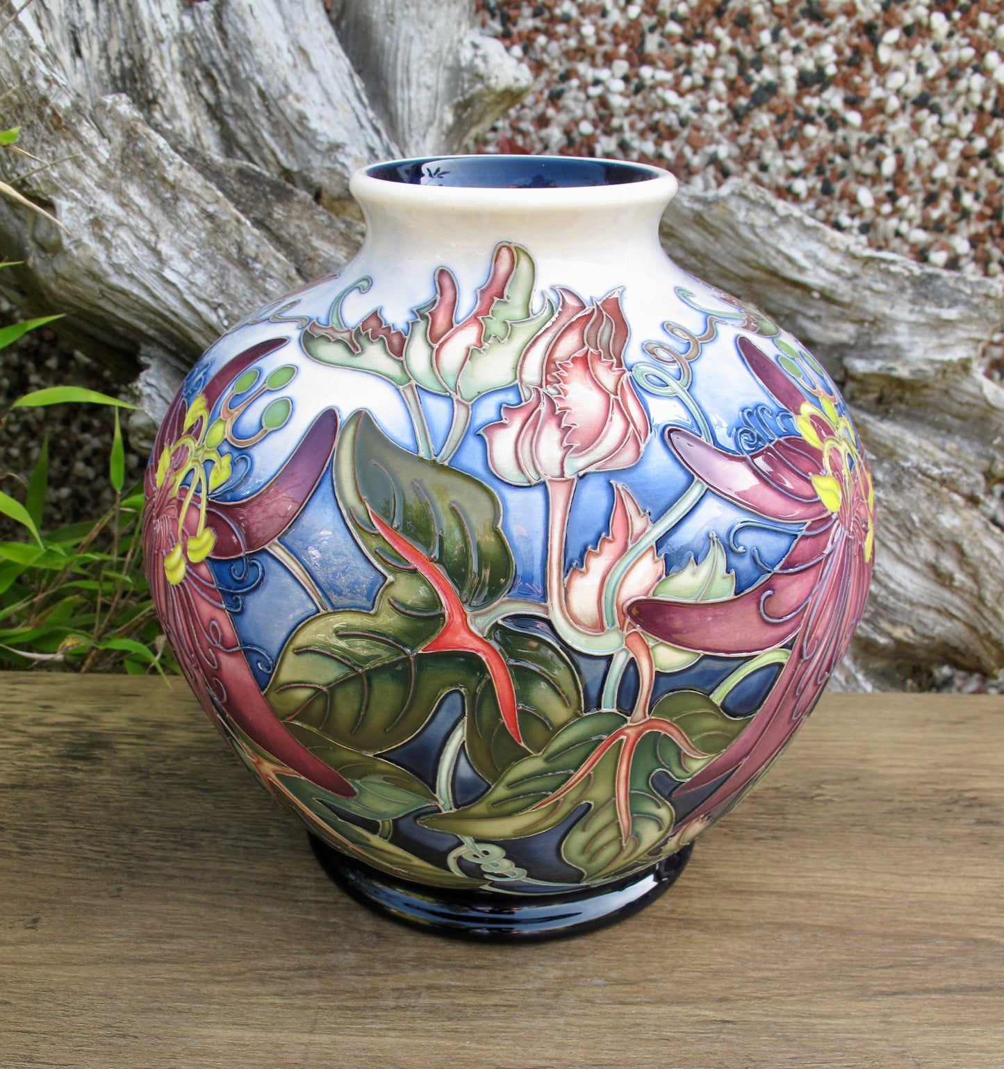 Moorcroft RARE PASSIFLORA Vase Trial Dated 24.4.24 Retail Price £1595
