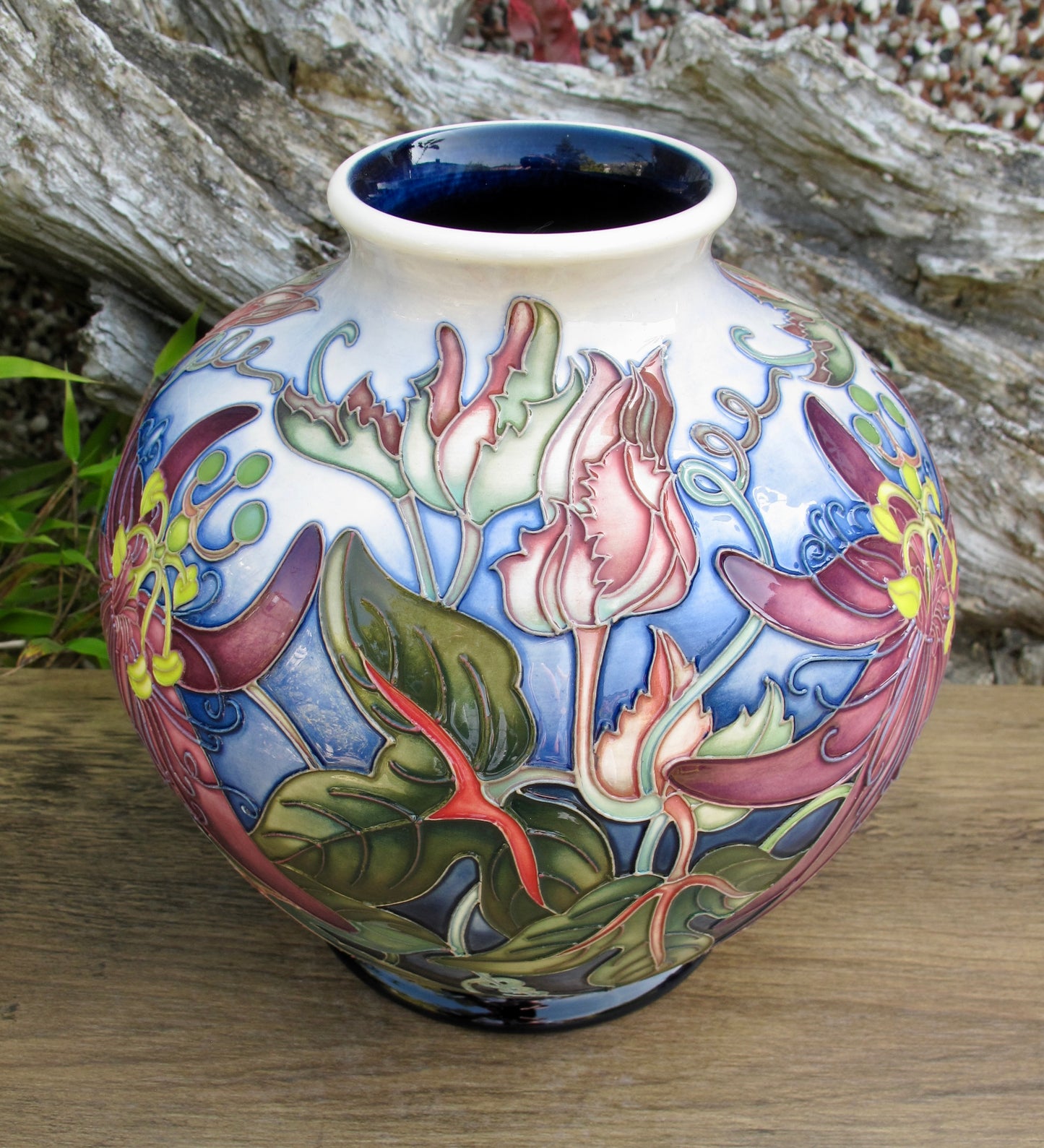 Moorcroft RARE PASSIFLORA Vase Trial Dated 24.4.24 Retail Price £1595