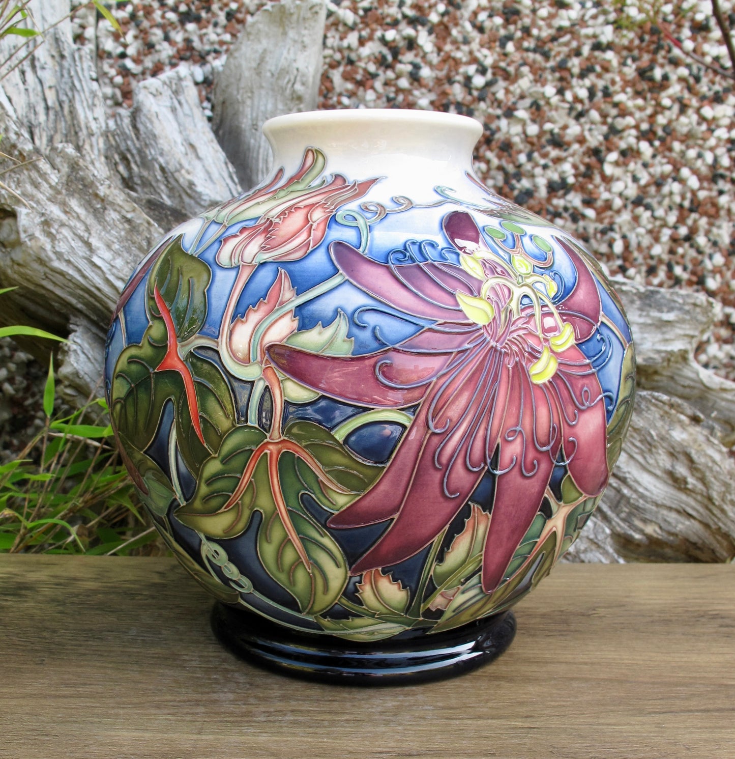 Moorcroft RARE PASSIFLORA Vase Trial Dated 24.4.24 Retail Price £1595