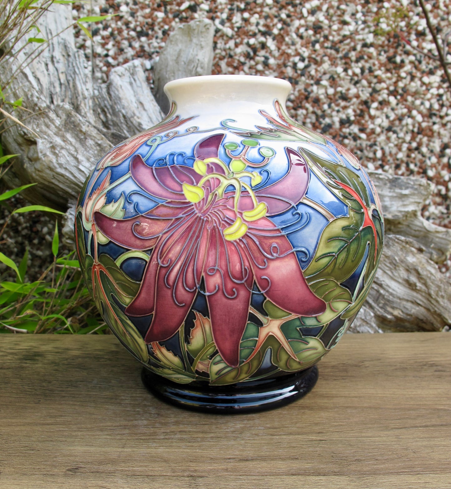 Moorcroft RARE PASSIFLORA Vase Trial Dated 24.4.24 Retail Price £1595