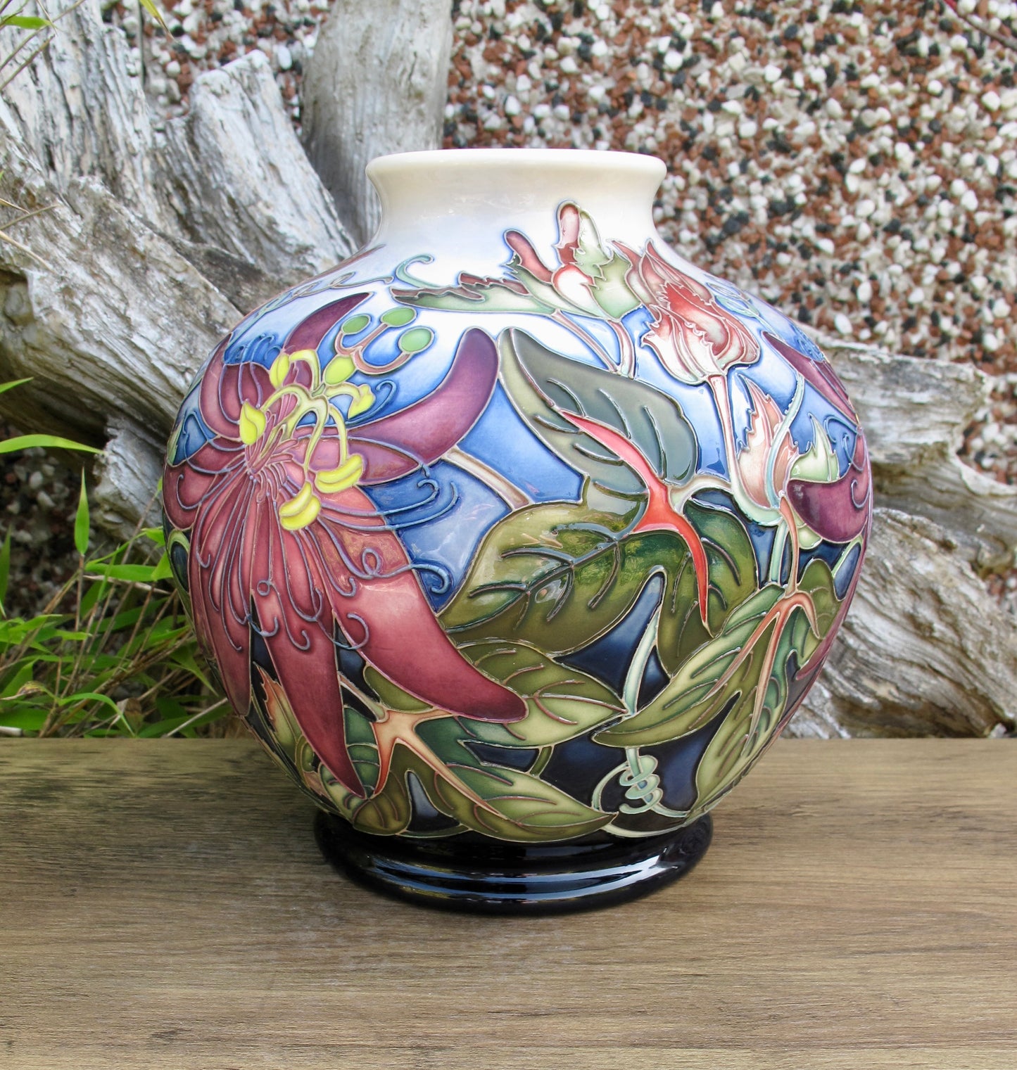 Moorcroft RARE PASSIFLORA Vase Trial Dated 24.4.24 Retail Price £1595