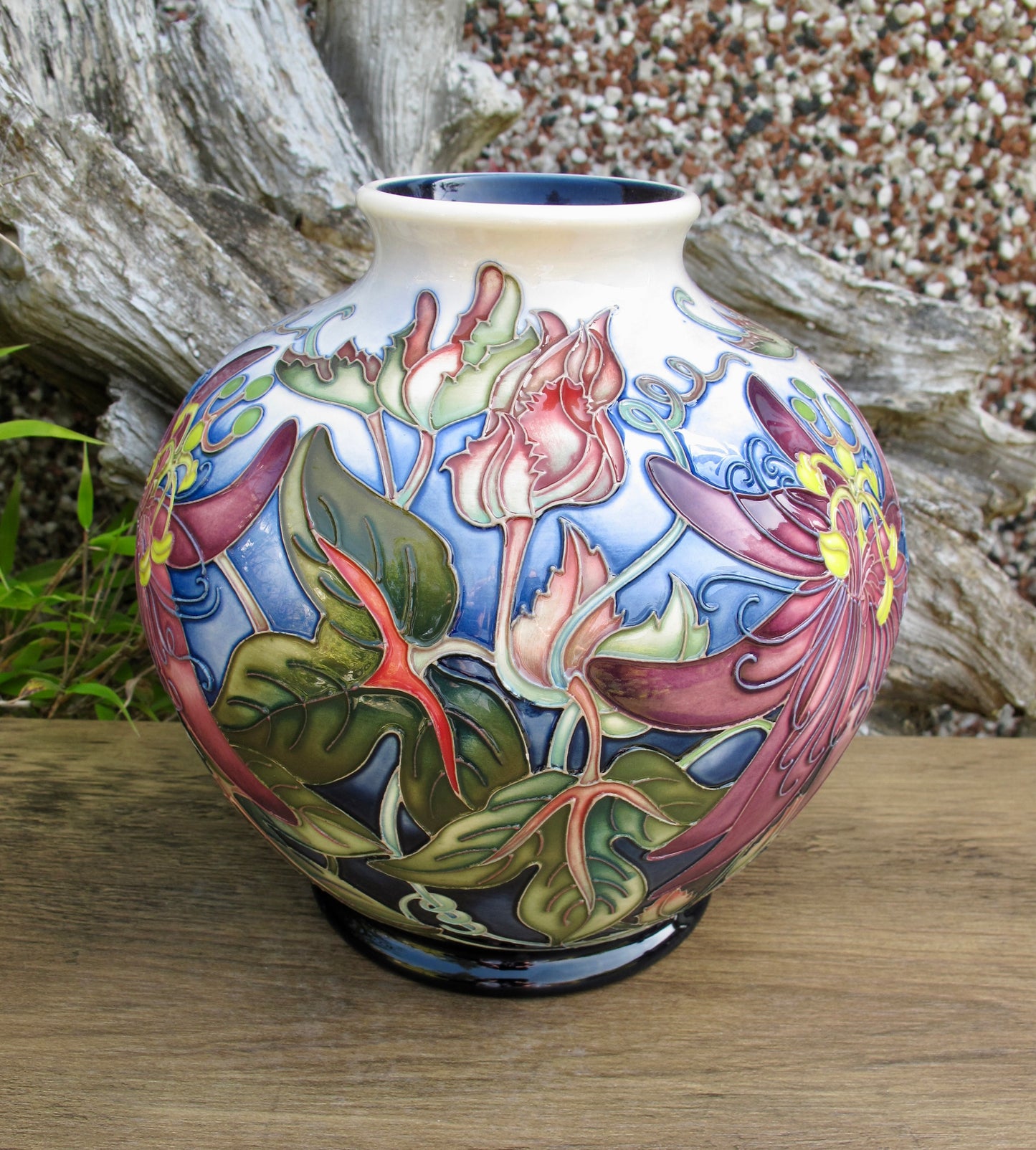 Moorcroft RARE PASSIFLORA Vase Trial Dated 24.4.24 Retail Price £1595