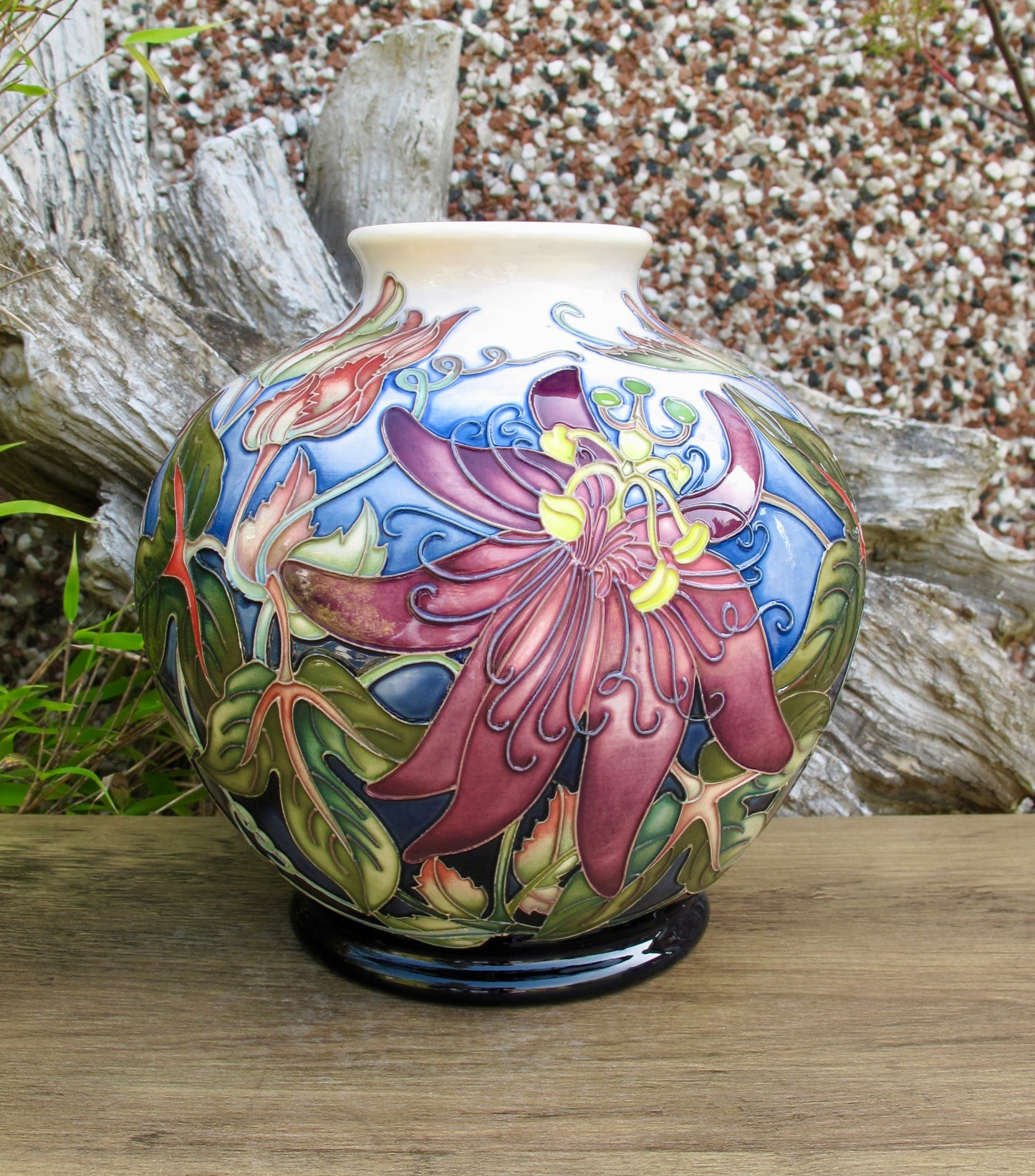 Moorcroft RARE PASSIFLORA Vase Trial Dated 24.4.24 Retail Price £1595