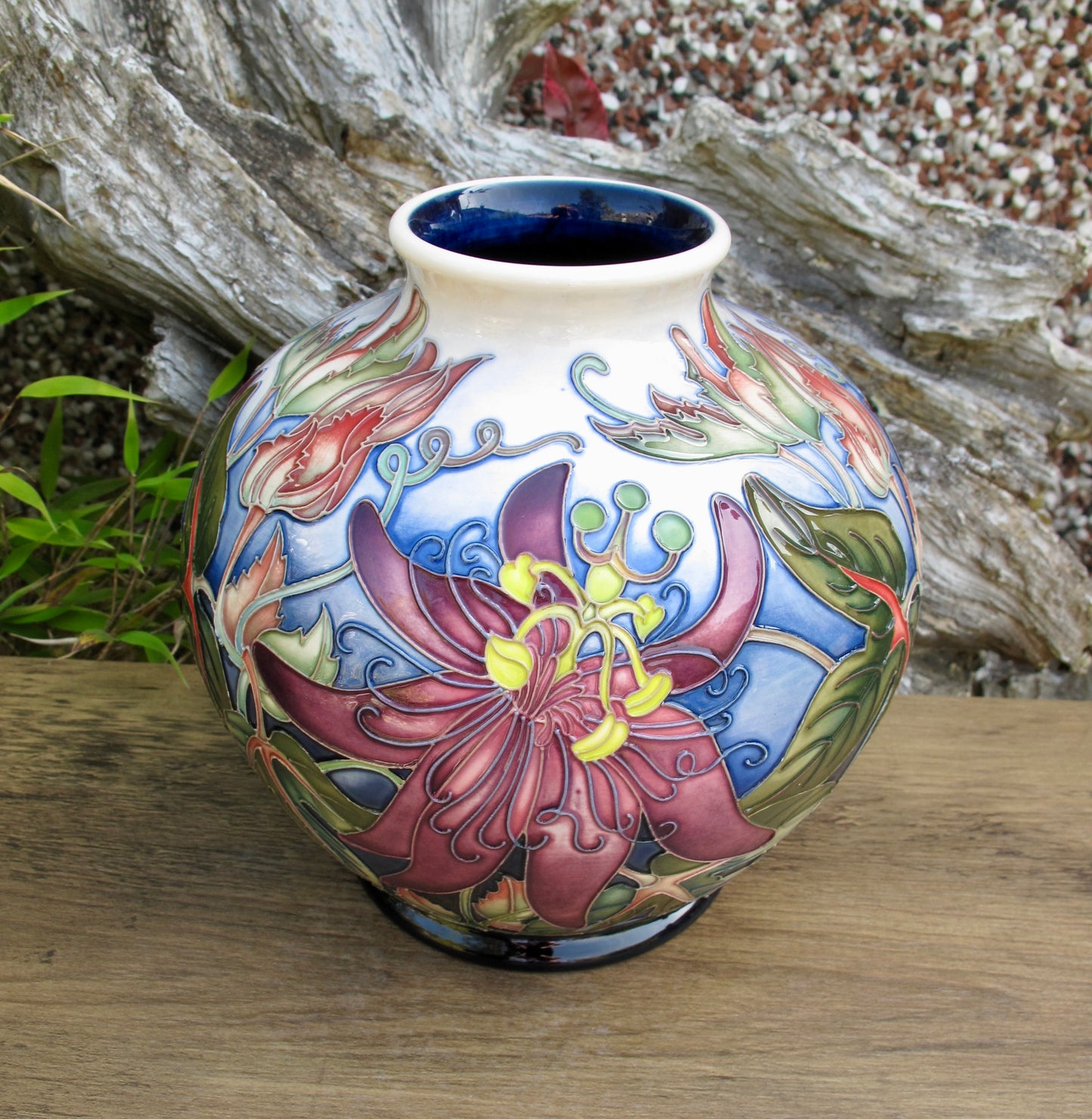 Moorcroft RARE PASSIFLORA Vase Trial Dated 24.4.24 Retail Price £1595