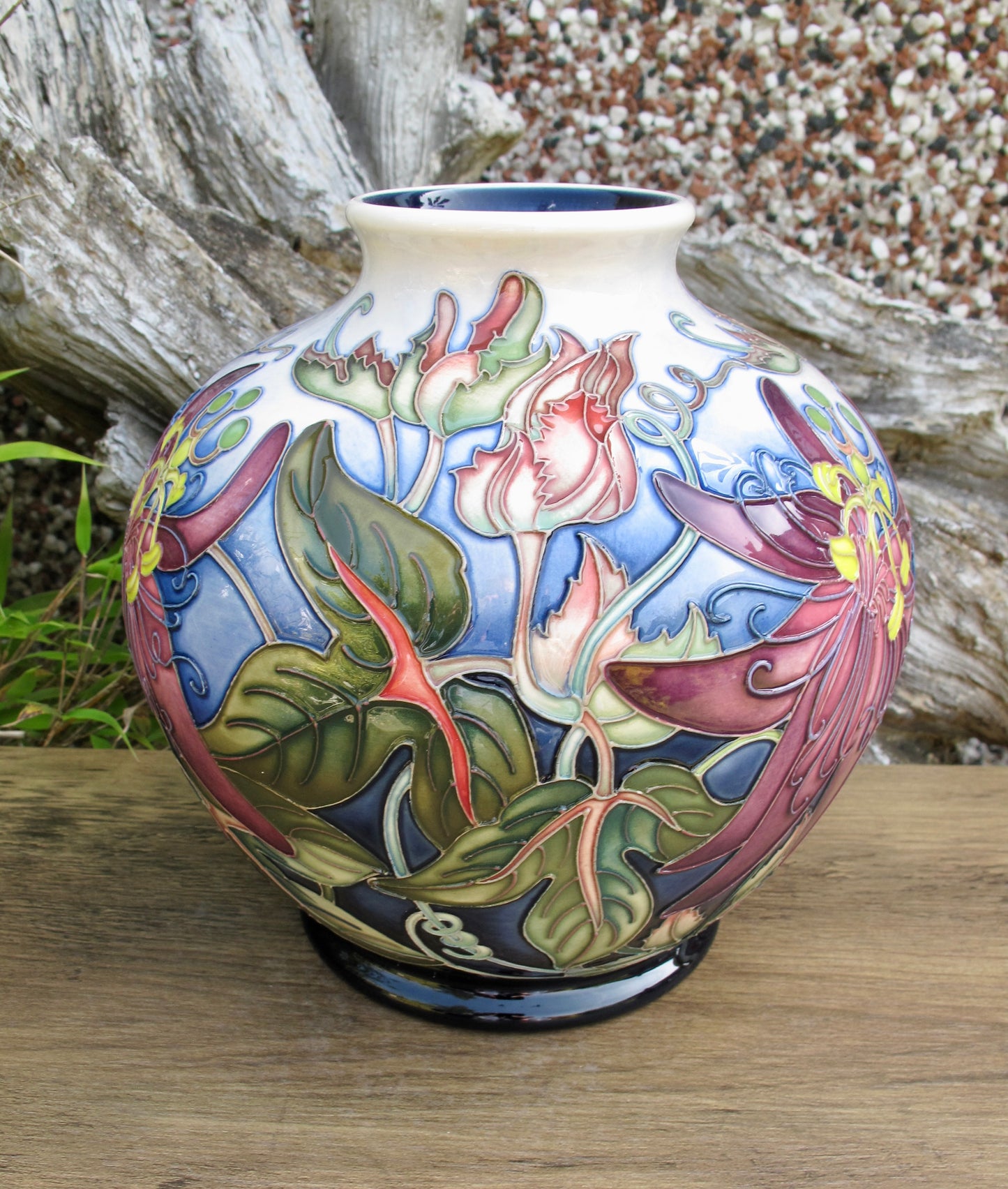 Moorcroft RARE PASSIFLORA Vase Trial Dated 24.4.24 Retail Price £1595