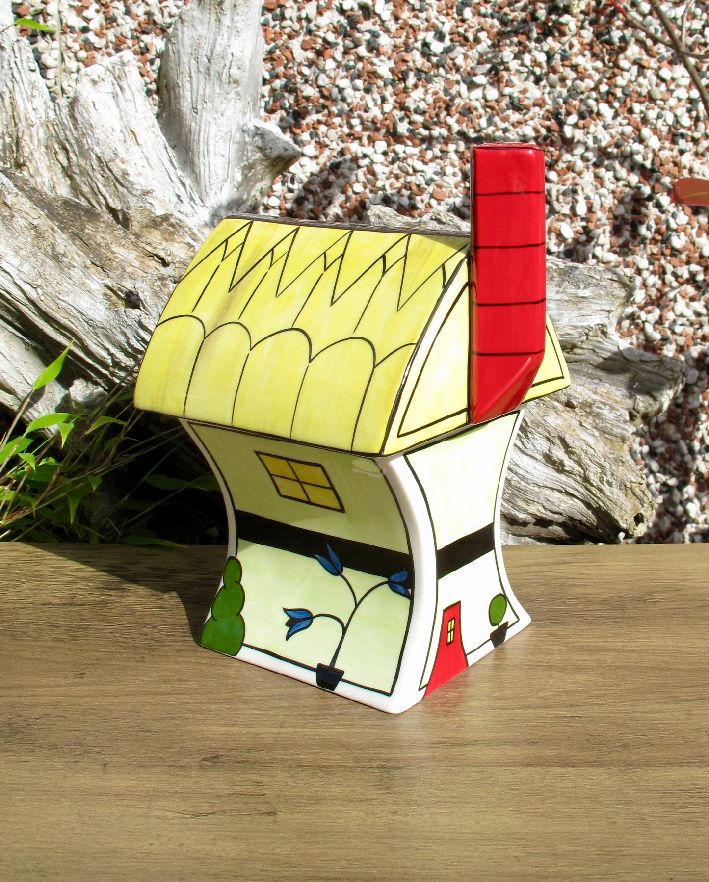 Lorna Baiey ART DECO COTTAGE COVERED POT COLOURWAY Limited Edition 1/6 Open Day 24.11.07