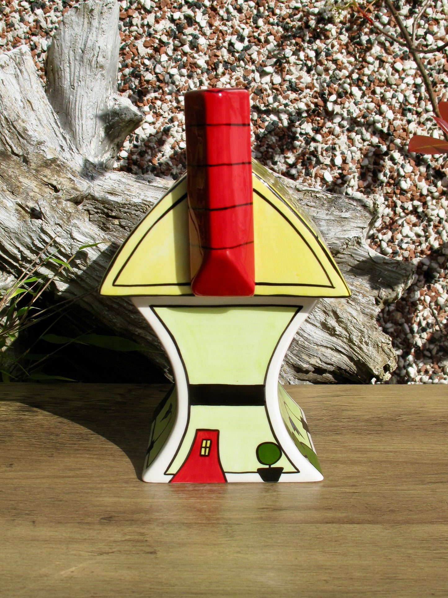 Lorna Baiey ART DECO COTTAGE COVERED POT COLOURWAY Limited Edition 1/6 Open Day 24.11.07