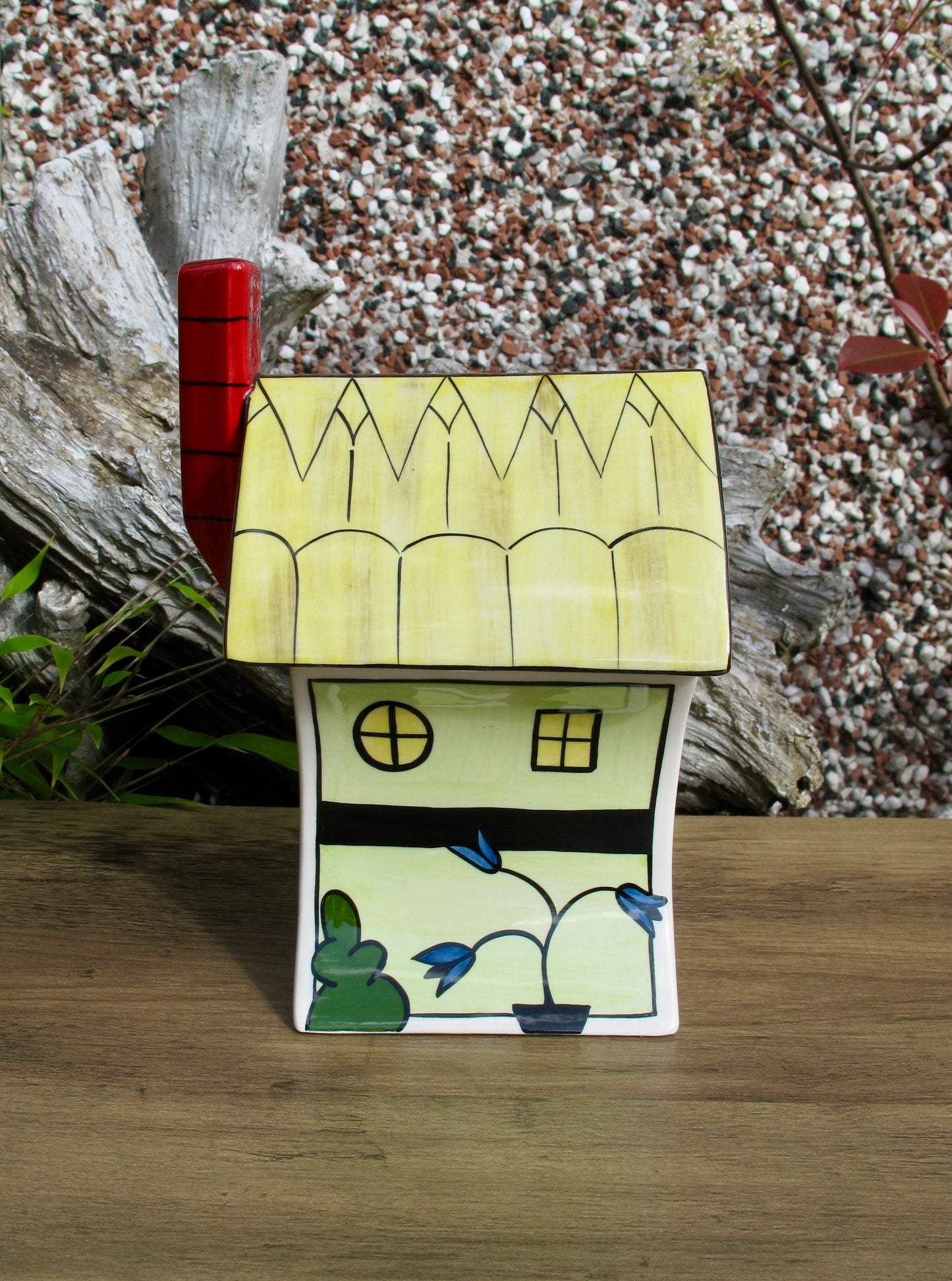 Lorna Baiey ART DECO COTTAGE COVERED POT COLOURWAY Limited Edition 1/6 Open Day 24.11.07