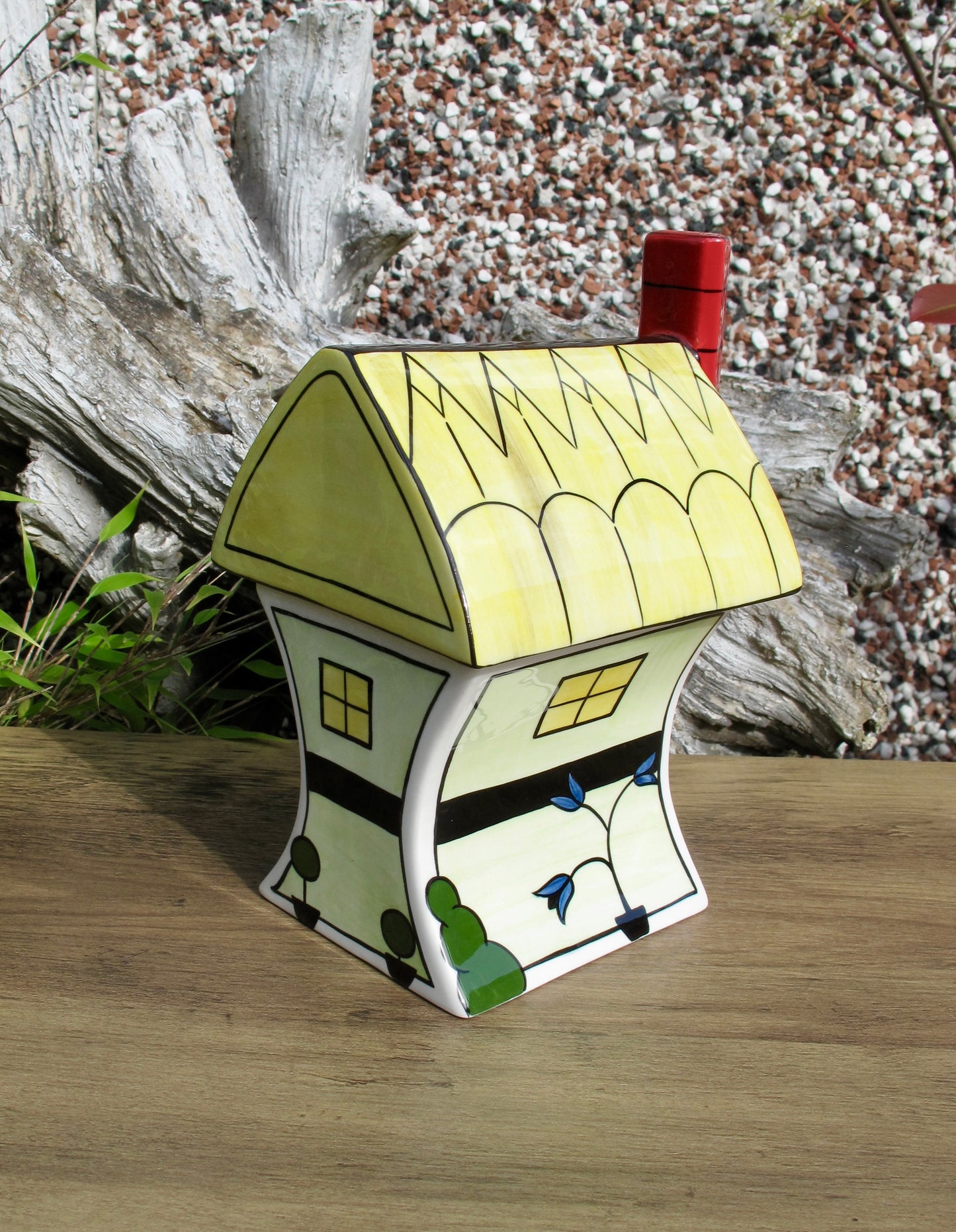 Lorna Baiey ART DECO COTTAGE COVERED POT COLOURWAY Limited Edition 1/6 Open Day 24.11.07