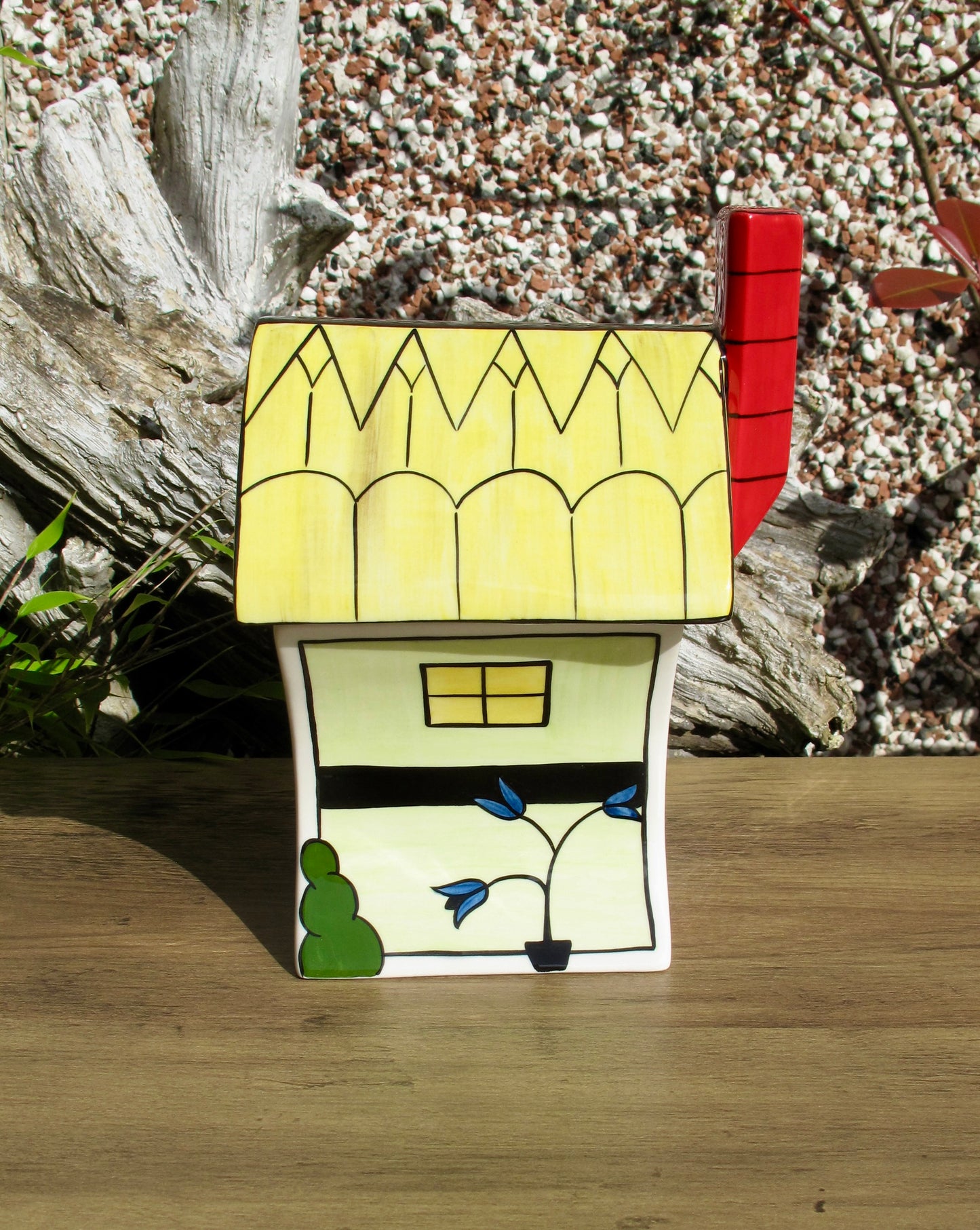 Lorna Baiey ART DECO COTTAGE COVERED POT COLOURWAY Limited Edition 1/6 Open Day 24.11.07