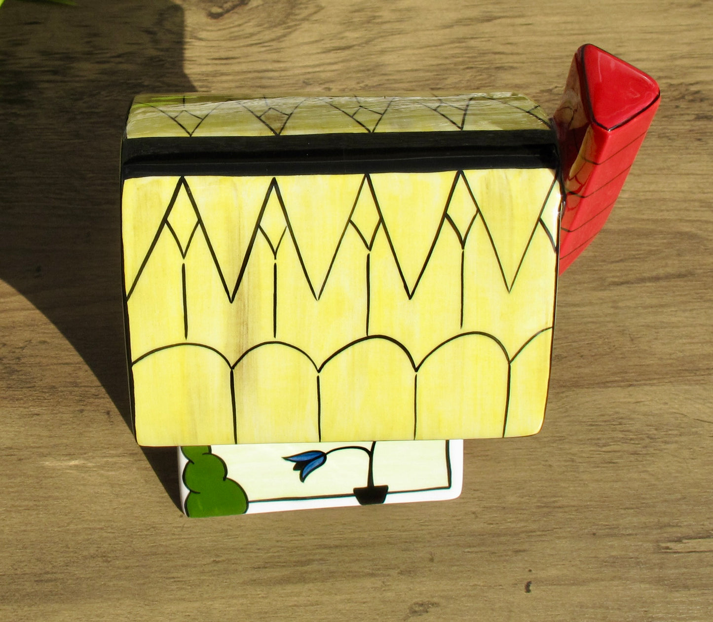 Lorna Baiey ART DECO COTTAGE COVERED POT COLOURWAY Limited Edition 1/6 Open Day 24.11.07